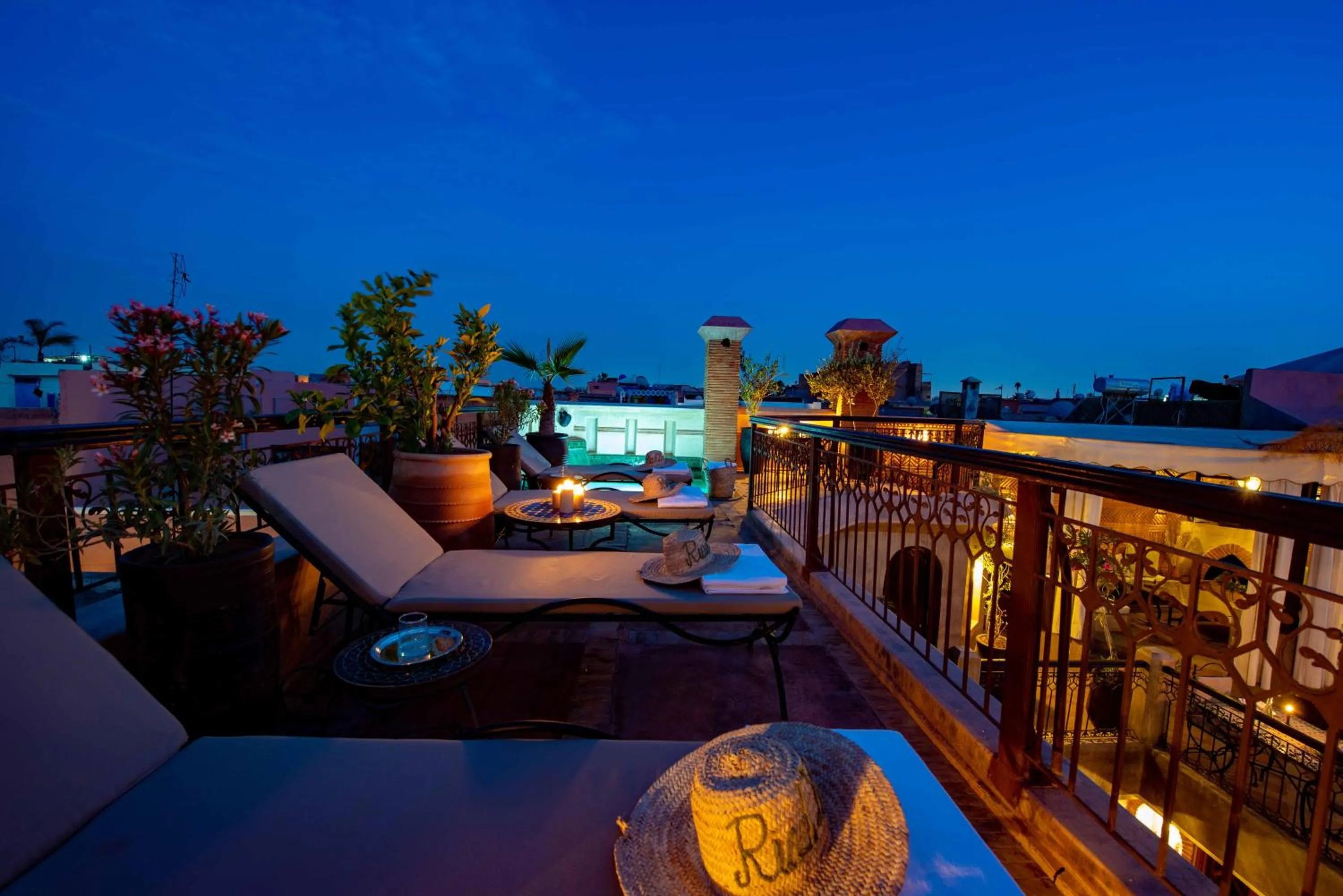 Balcony/Terrace in Riad Livia Marrakech - Adults Only
