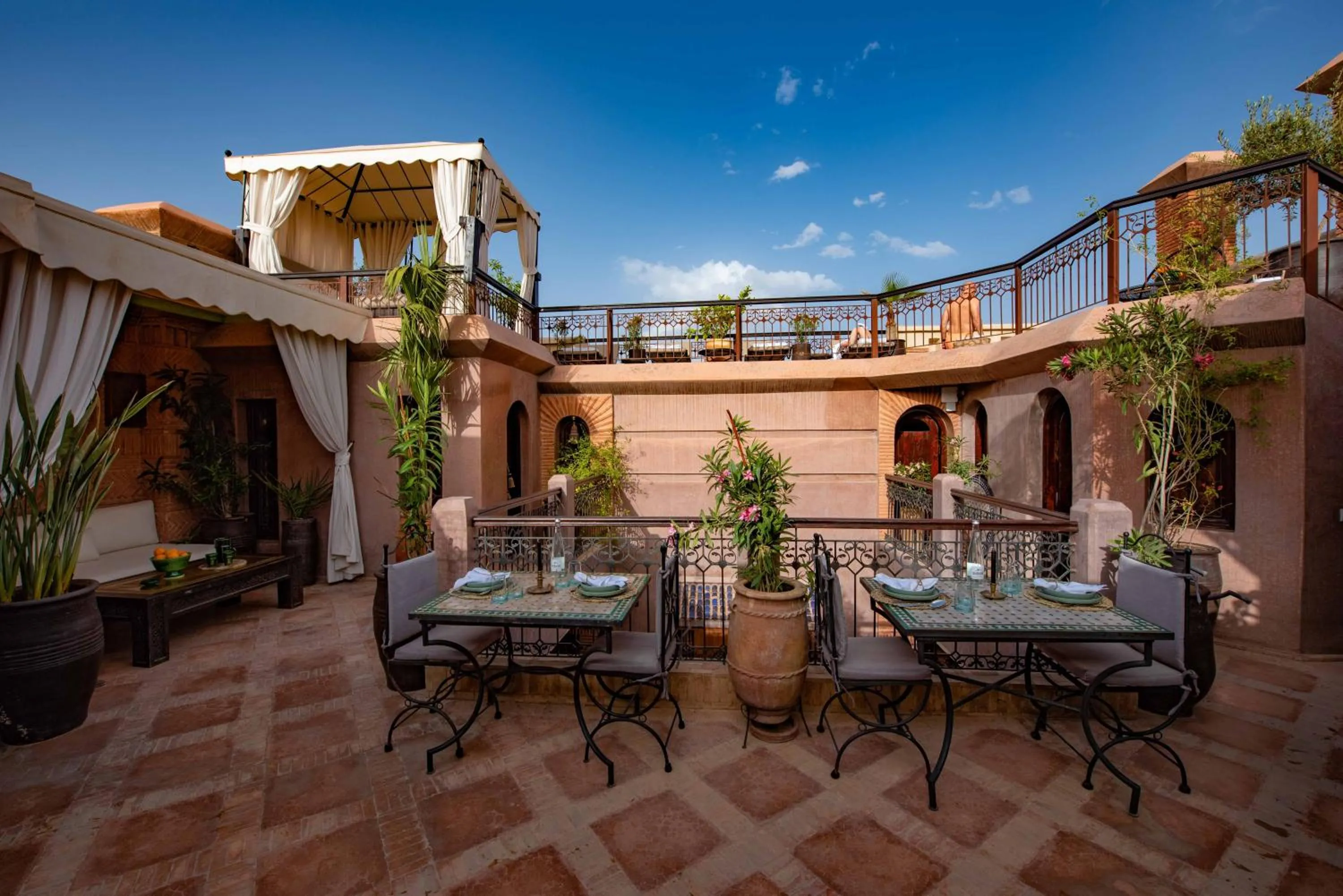 Balcony/Terrace in Riad Livia Marrakech - Adults Only