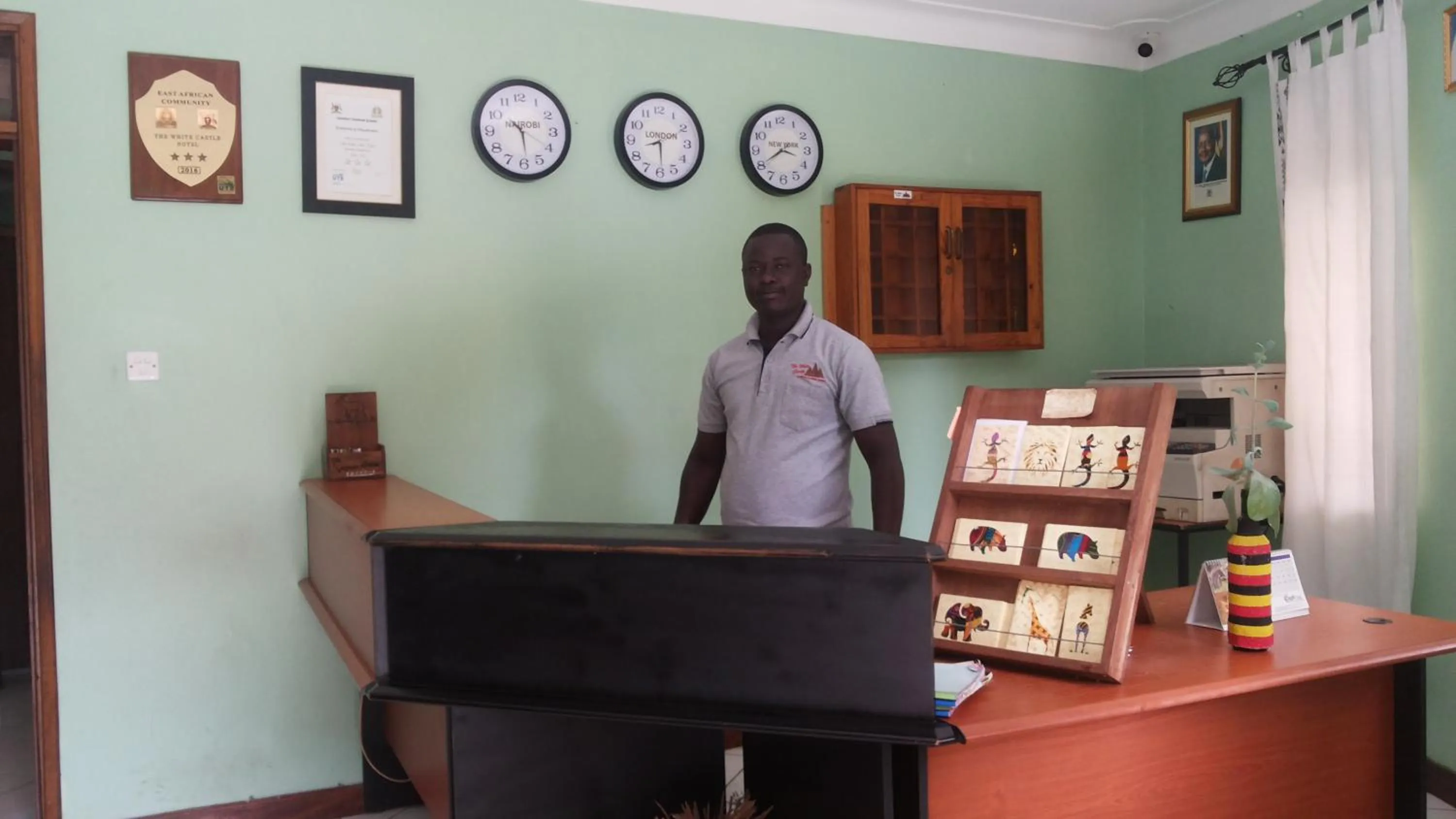 Lobby or reception in White Castle Hotel Arua