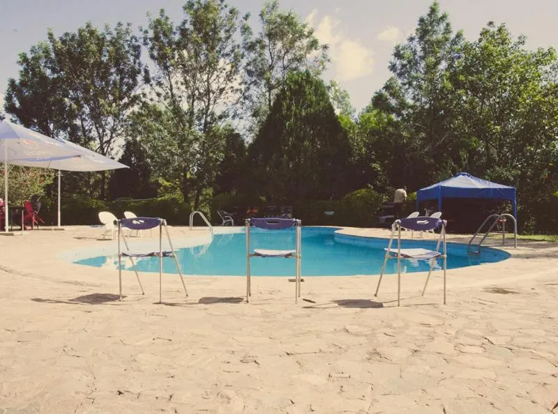 Swimming pool in White Castle Hotel Arua