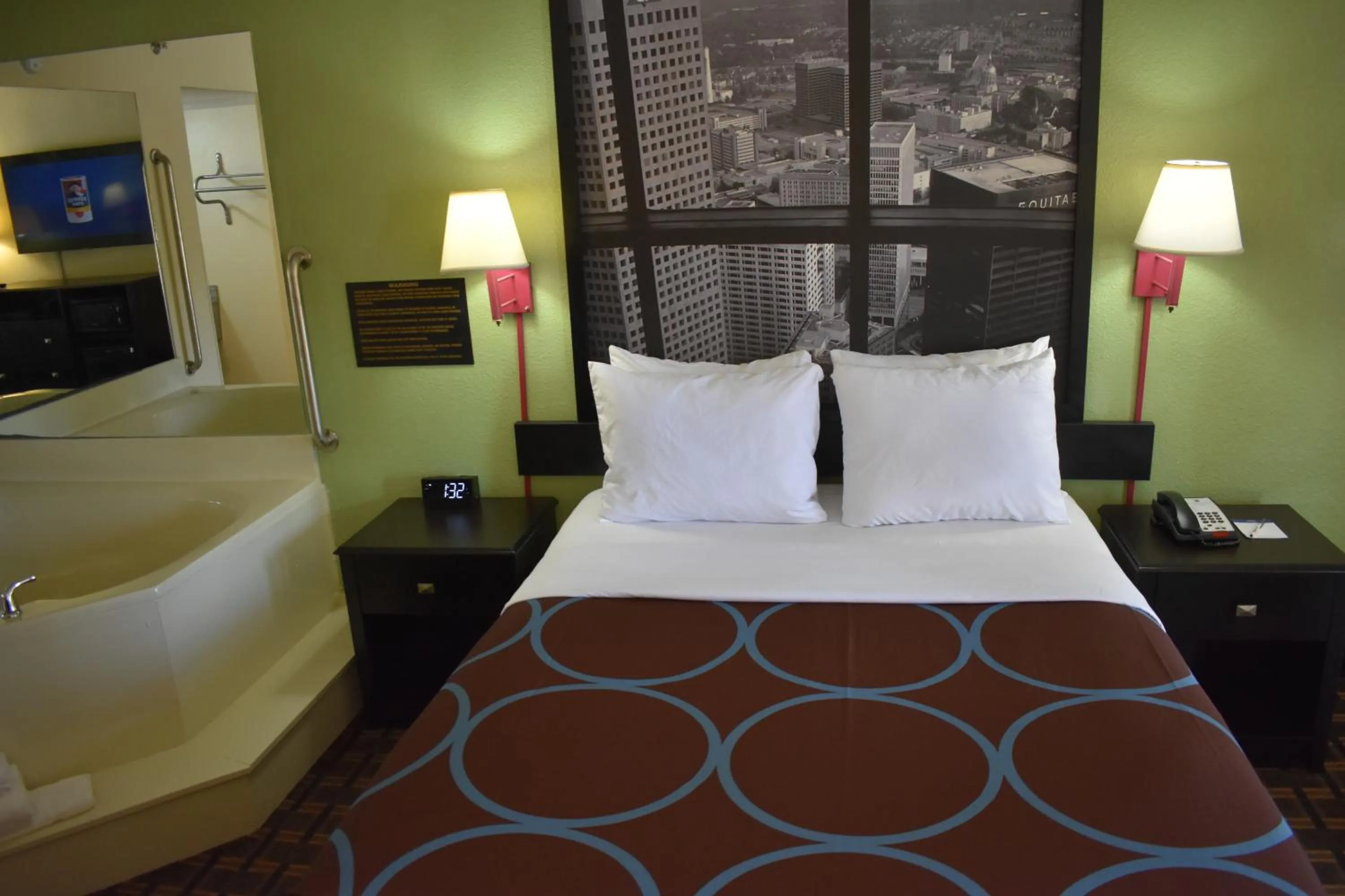 Bed in Super 8 by Wyndham Lithonia