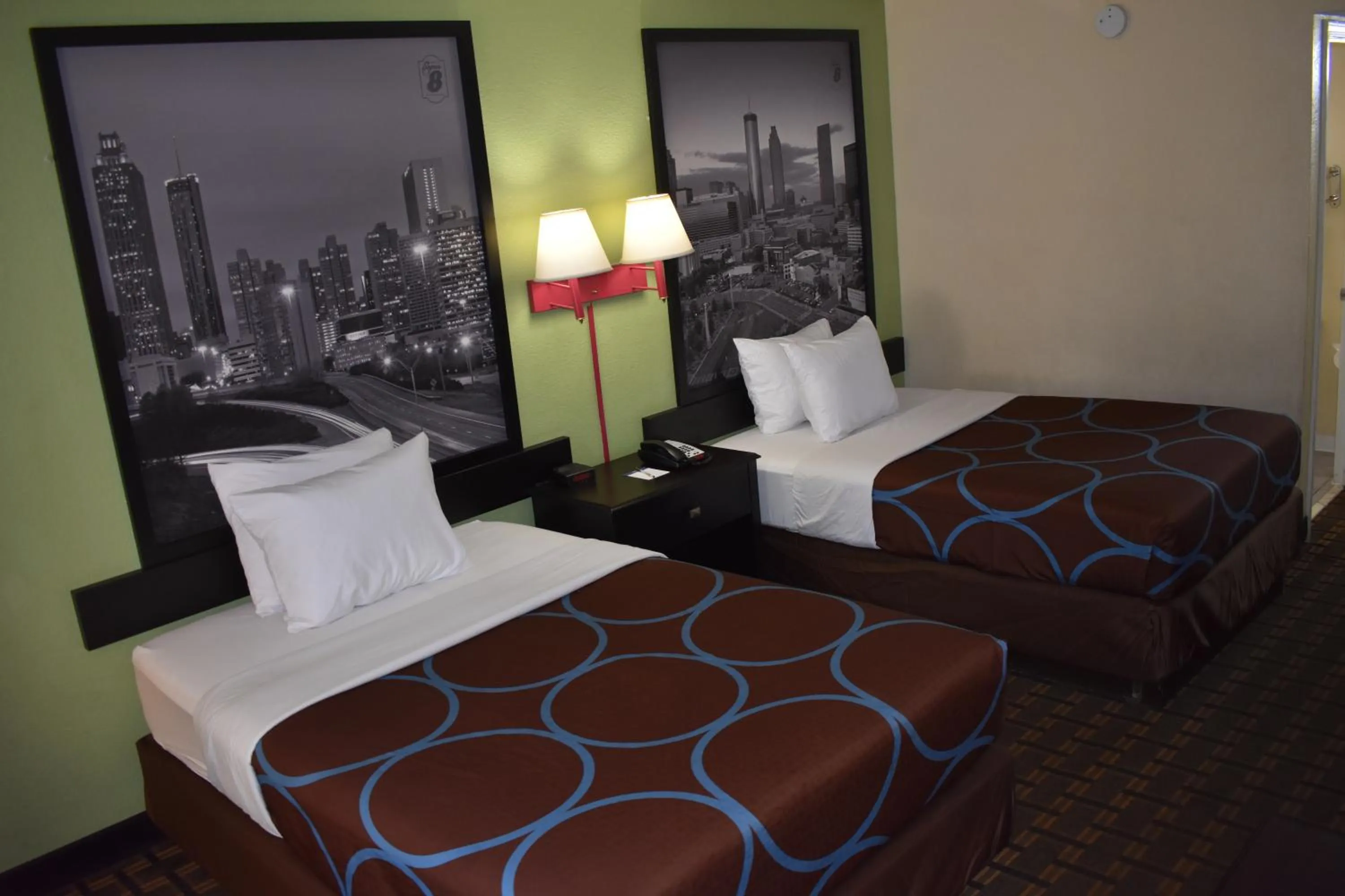 Bed in Super 8 by Wyndham Lithonia