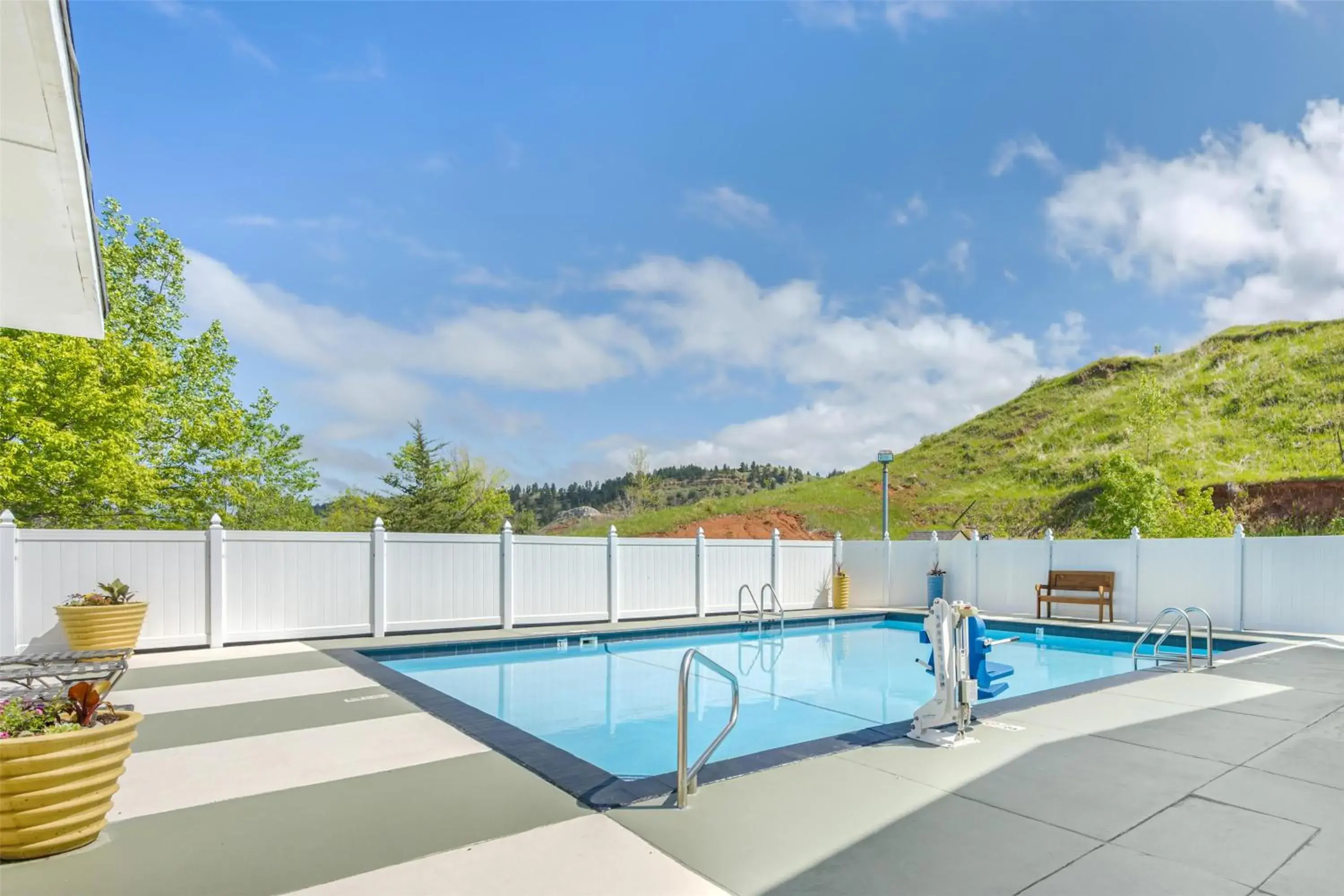 Pool view in Best Western Black Hills Lodge Pool view in Best Western Black Hills Lodge