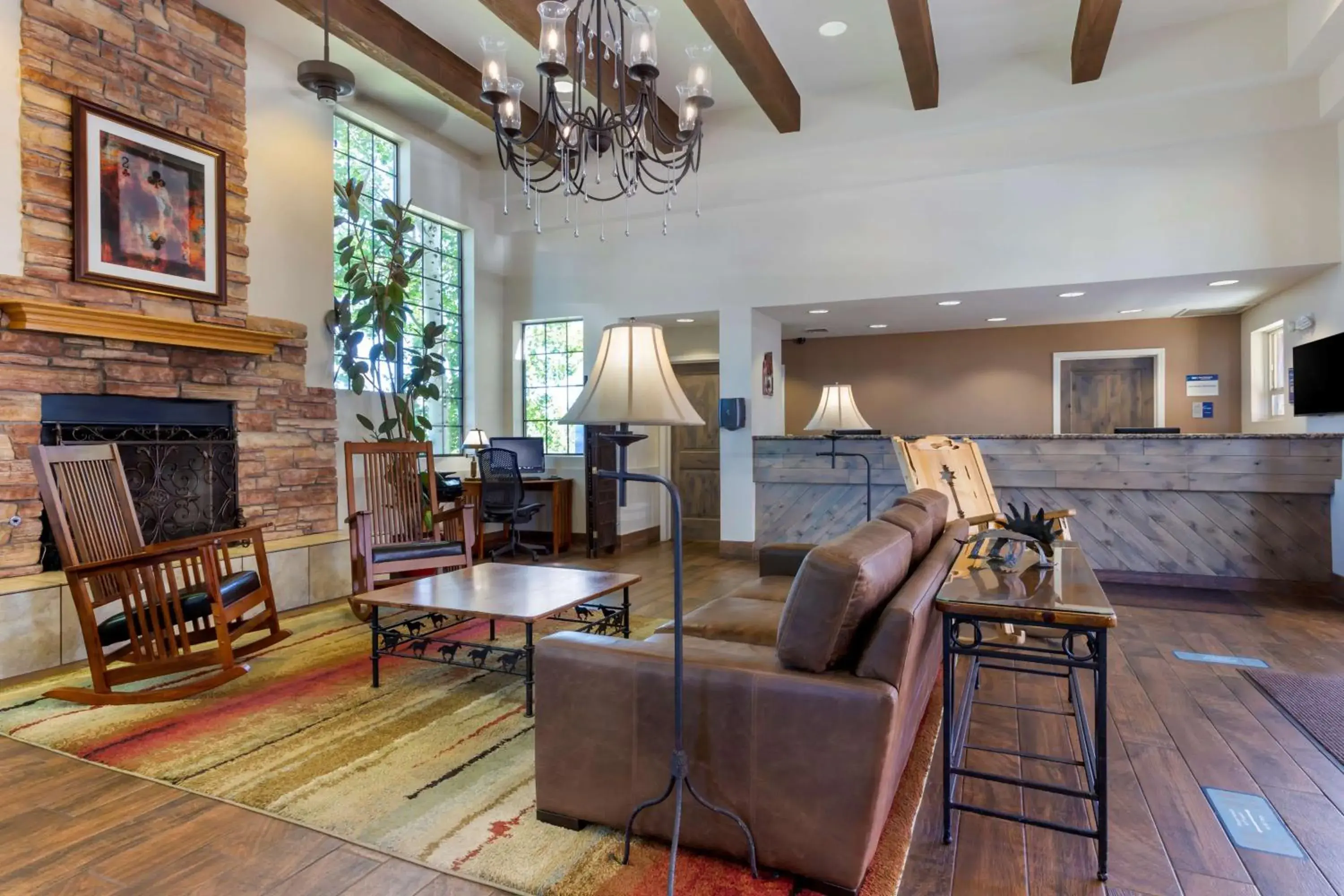 Lobby or reception in Best Western Paint Pony Lodge Lobby or reception in Best Western Paint Pony Lodge
