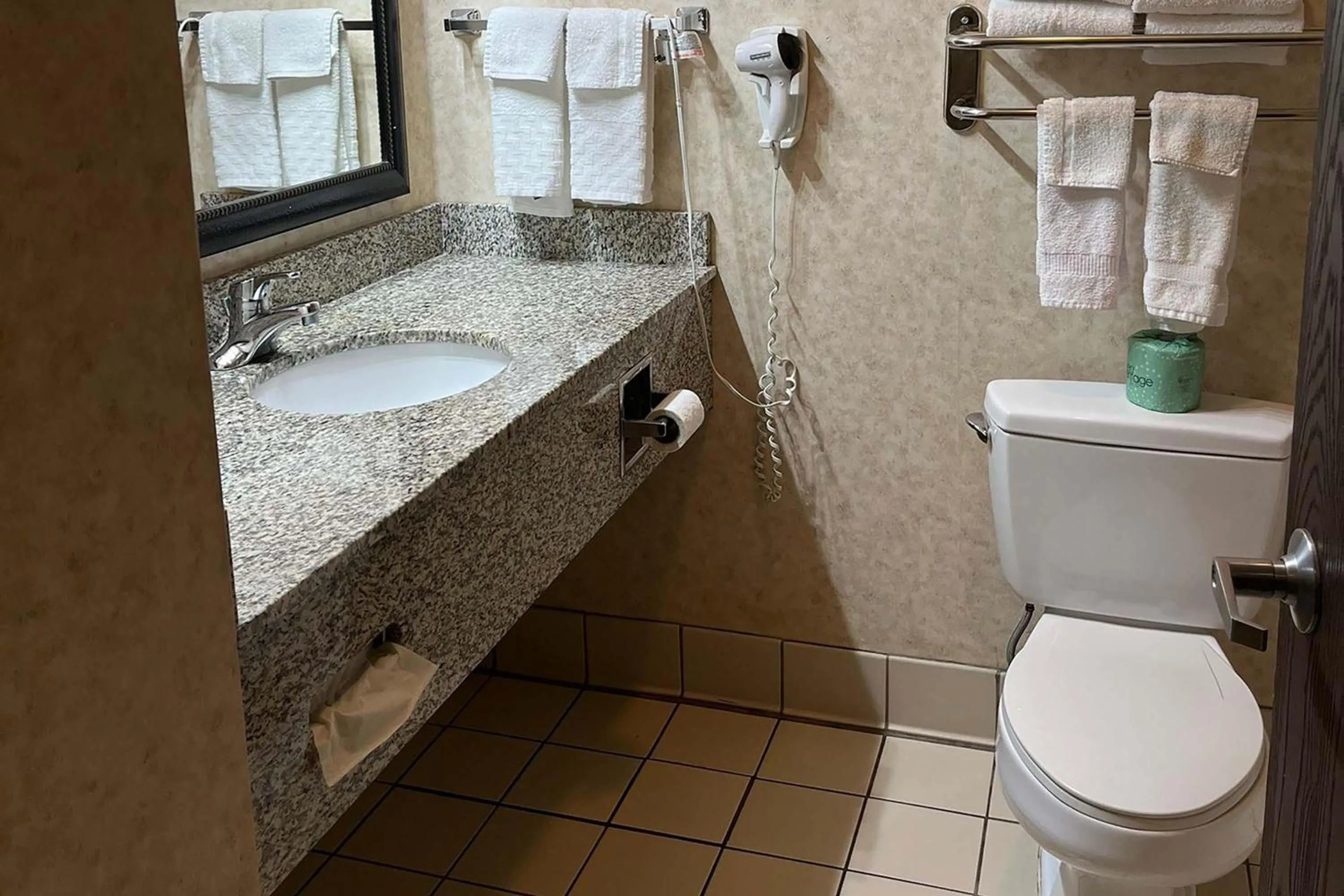 Bathroom in Days Inn by Wyndham Coffeyville, Kansas