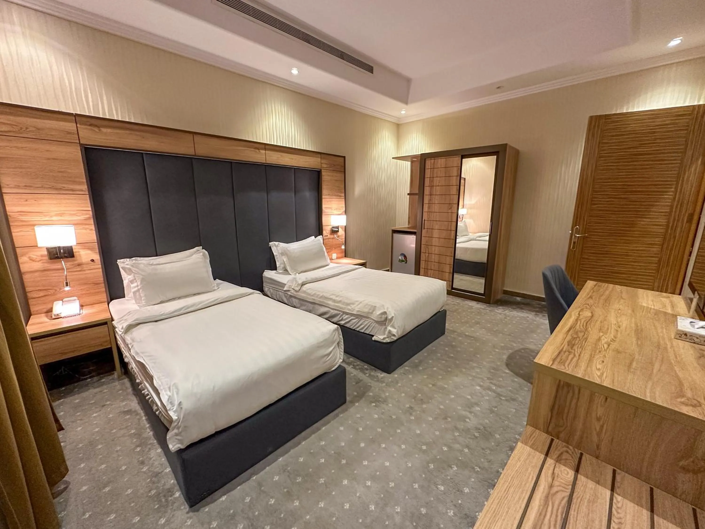 Bed in لافنت بارك للشقق المخدومة - إقتصادي