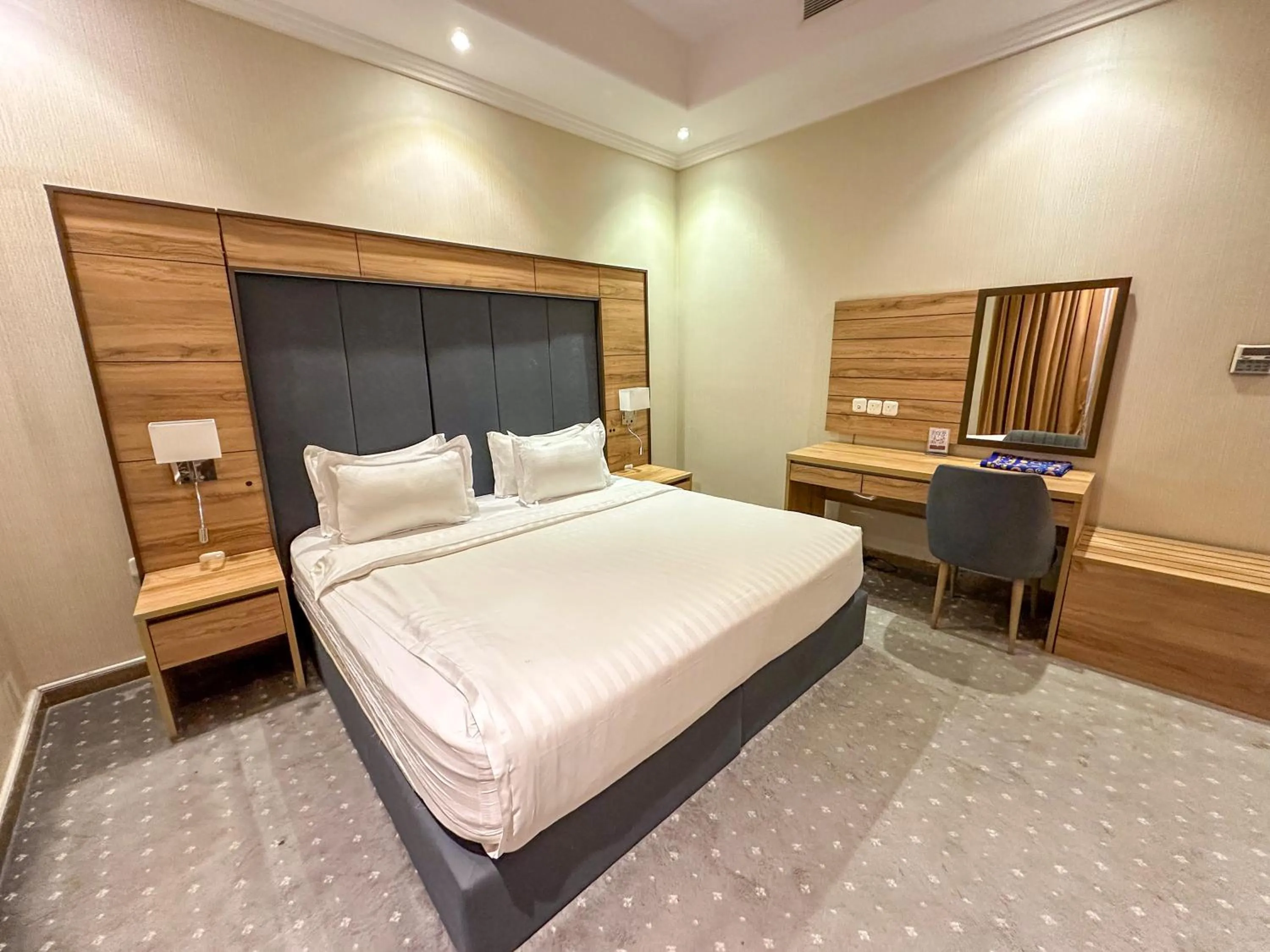 Bed in لافنت بارك للشقق المخدومة - إقتصادي