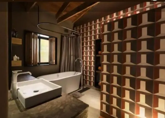 Bathroom, Bed in Morada la Noria