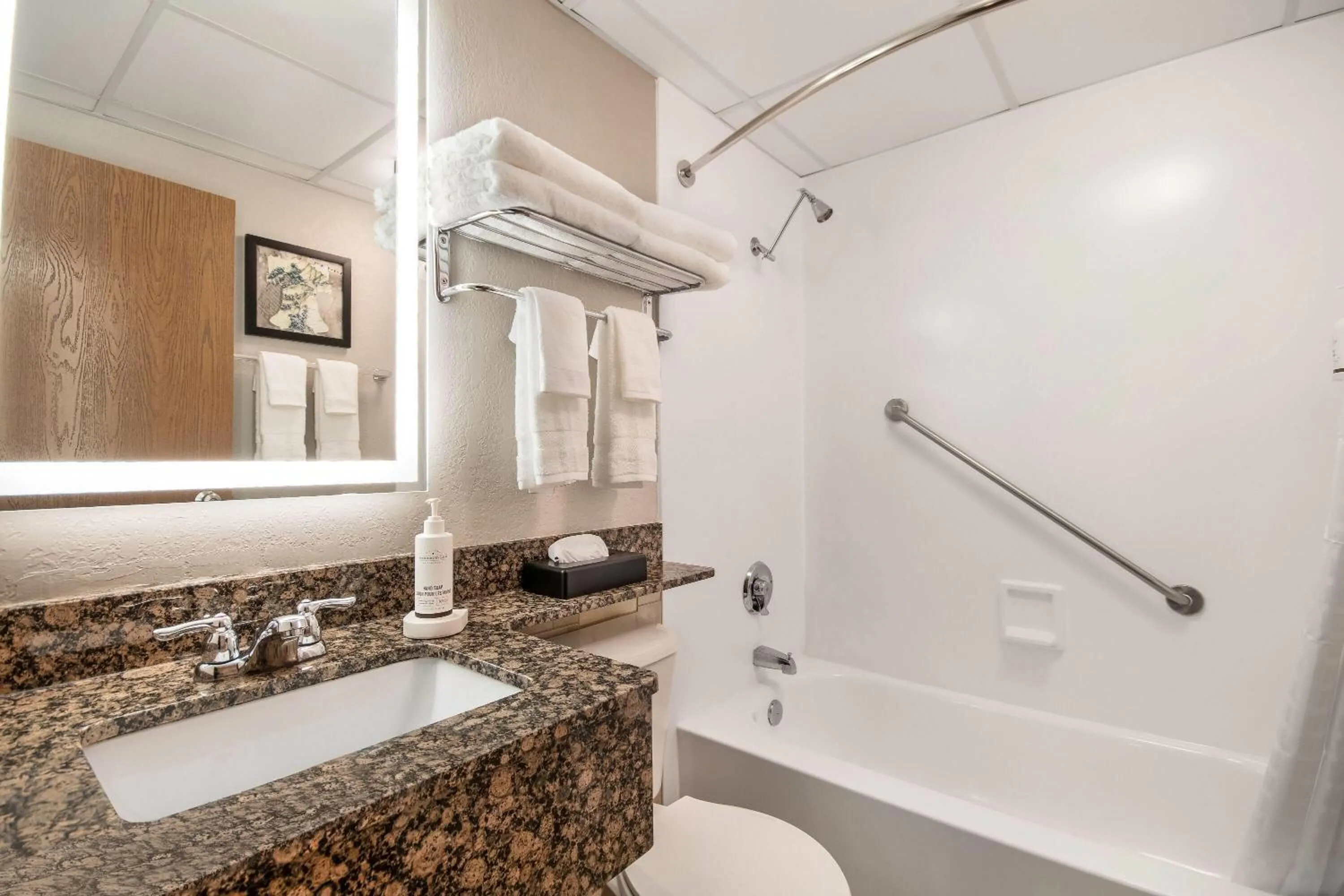 Bathroom in AmericInn by Wyndham St. Peter