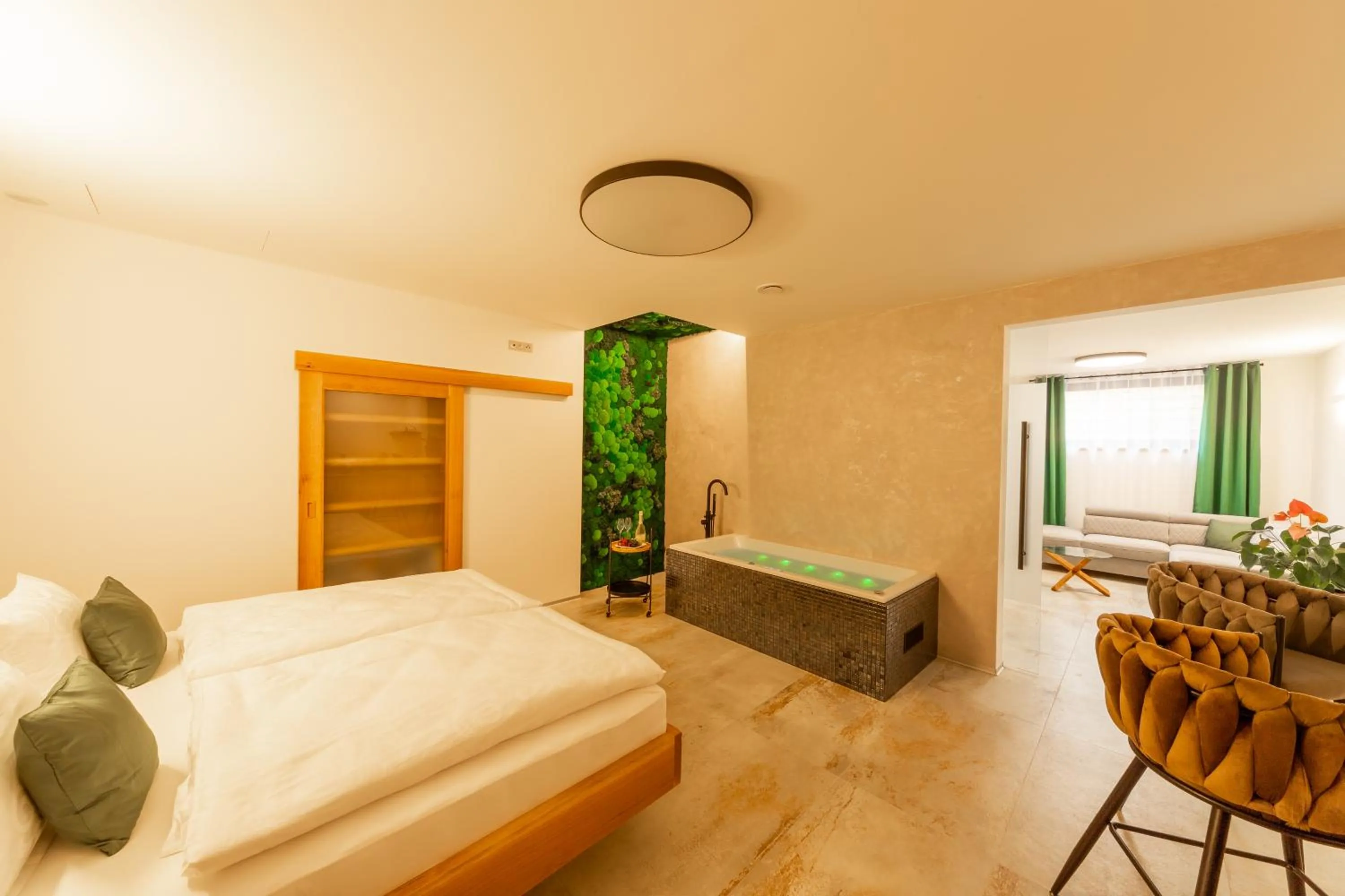 Bed in Bohemia Inn Hotel