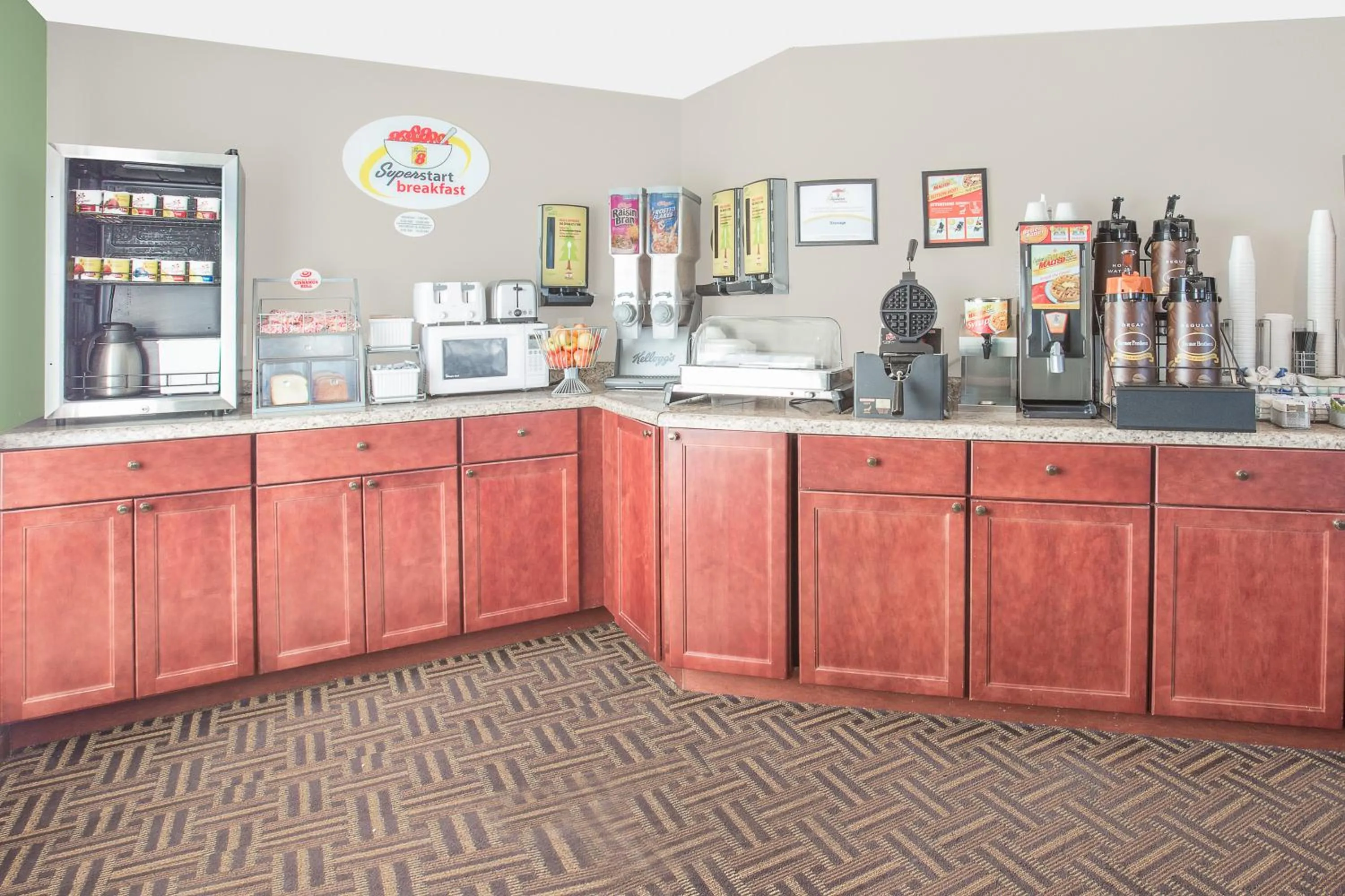 Continental breakfast in Super 8 by Wyndham Beaver Dam