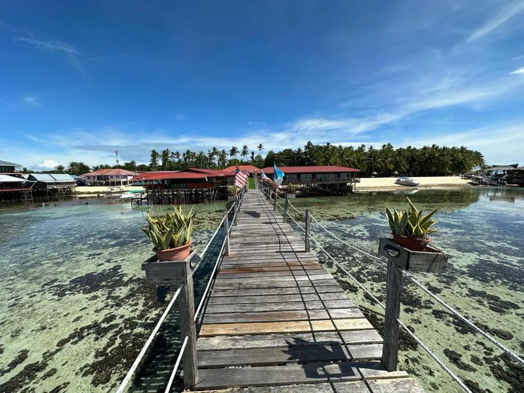 Patio in Mabul Backpackers