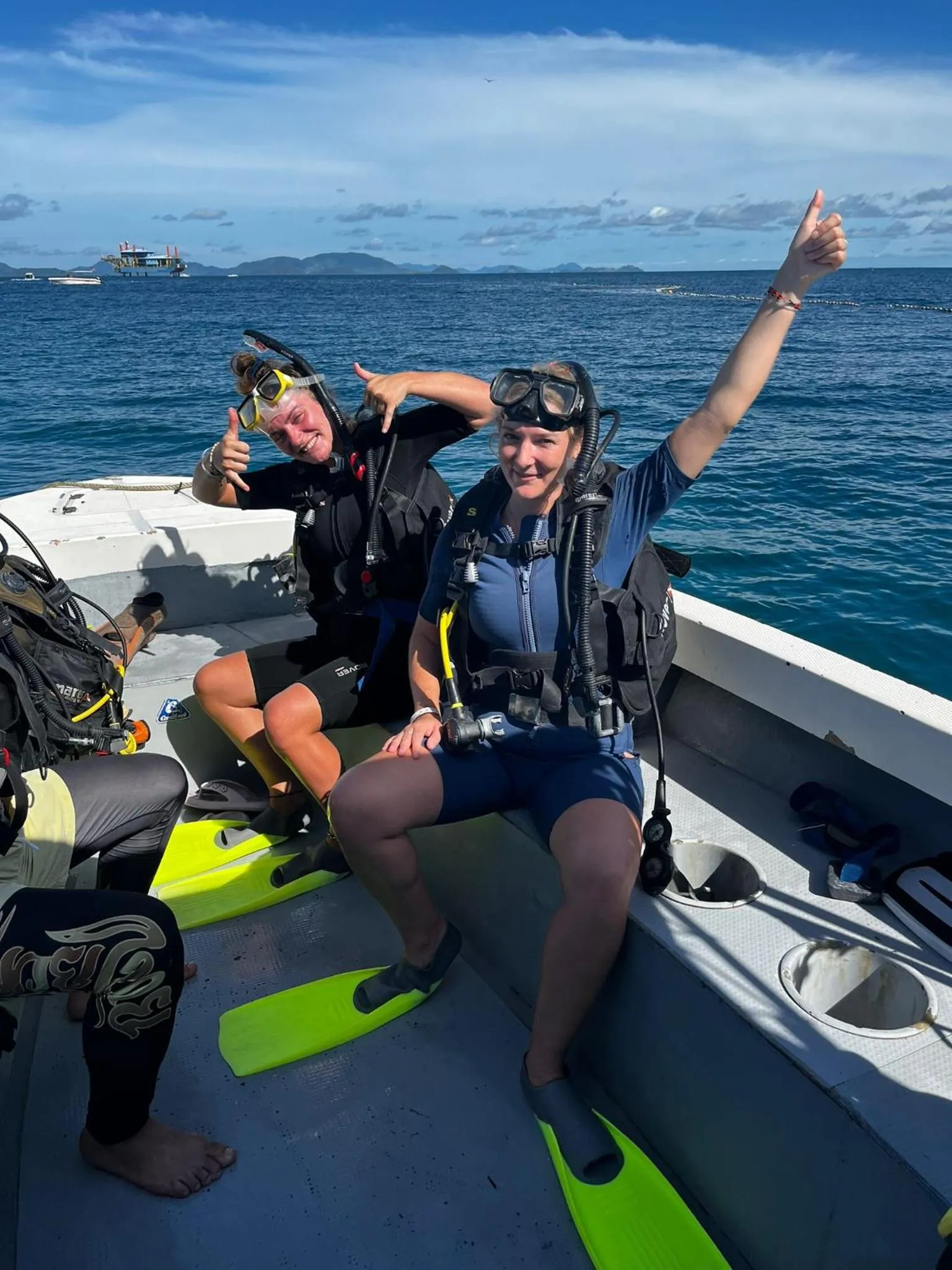 Diving in Mabul Backpackers