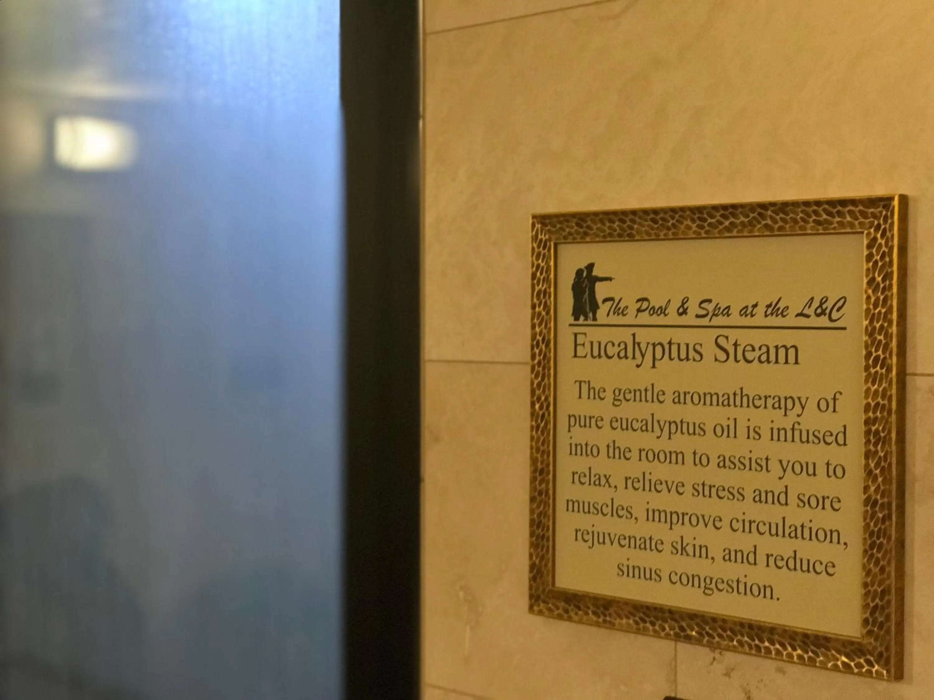 Steam room in Lewis & Clark Motel - Bozeman