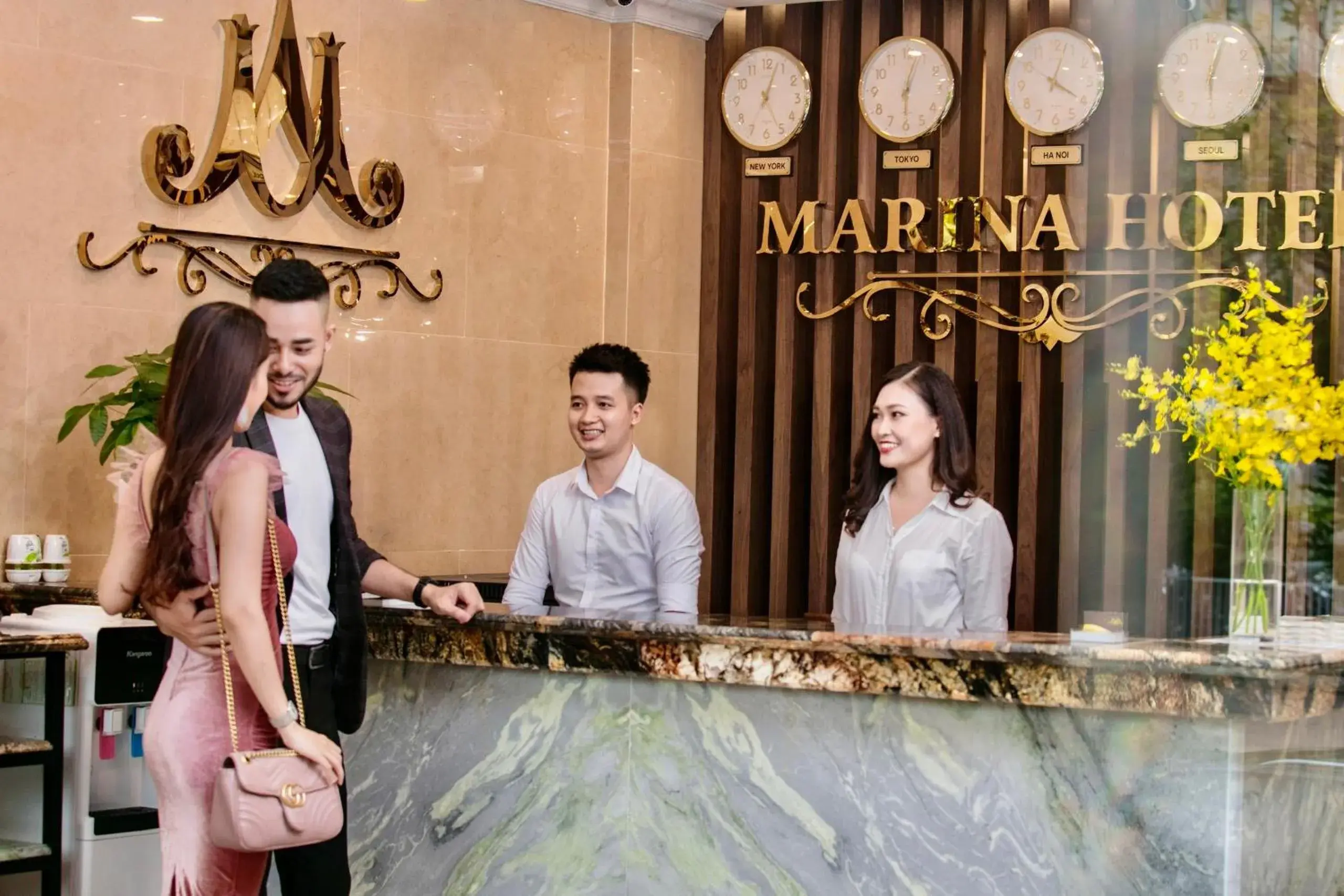 Lobby or reception in Marina Hotel Ha Noi Lobby or reception in Marina Hotel Ha Noi