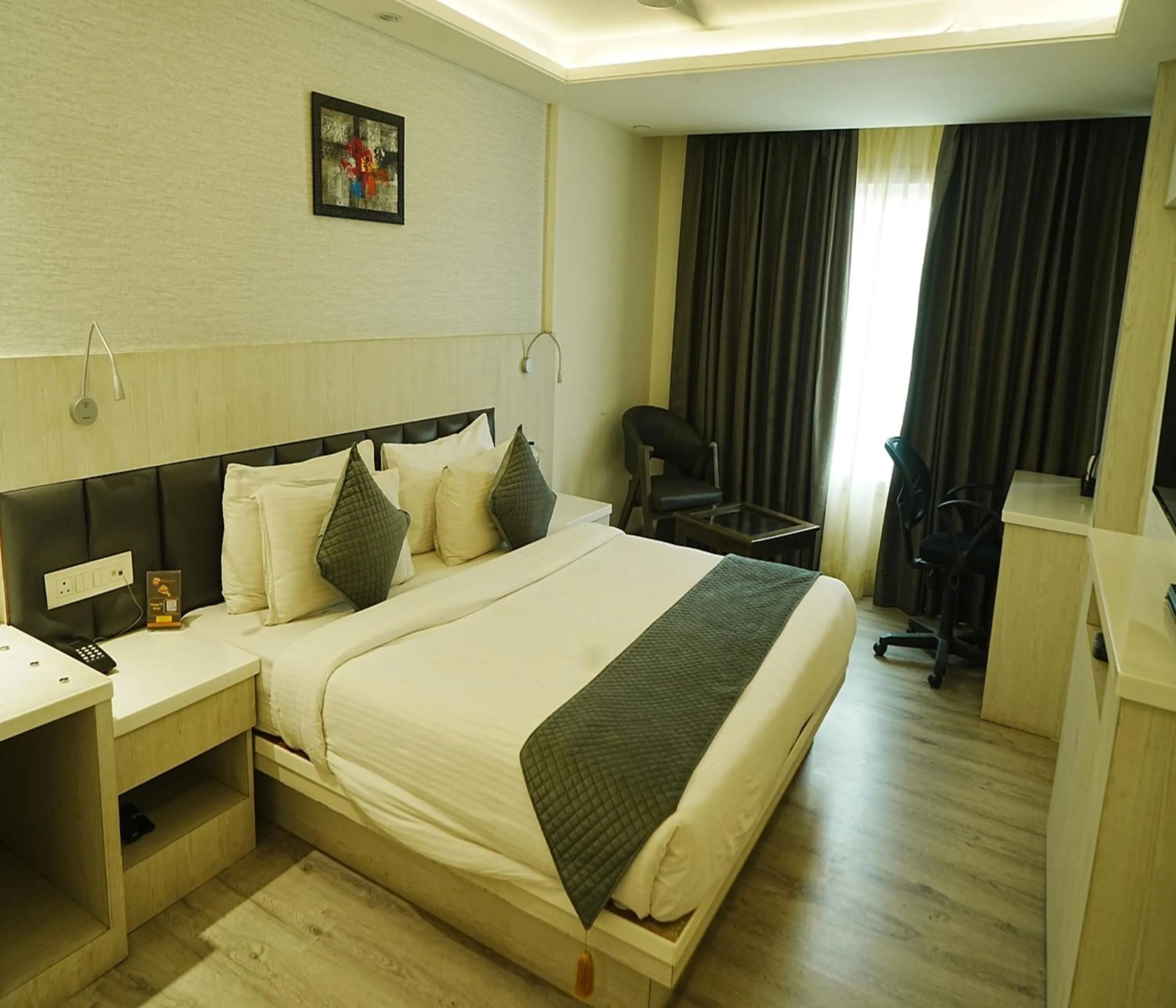 Bed in Hotel Radiance