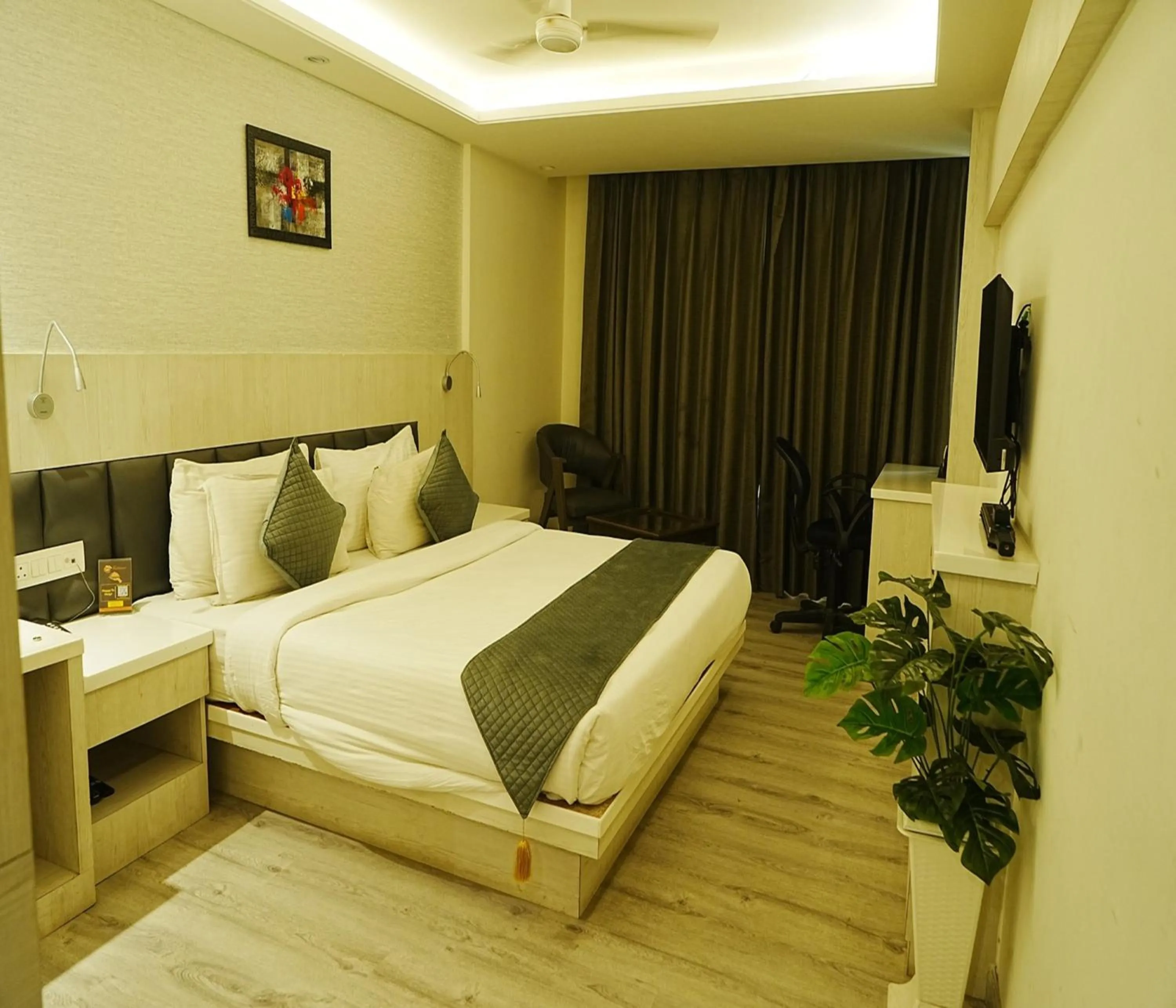 Bed in Hotel Radiance