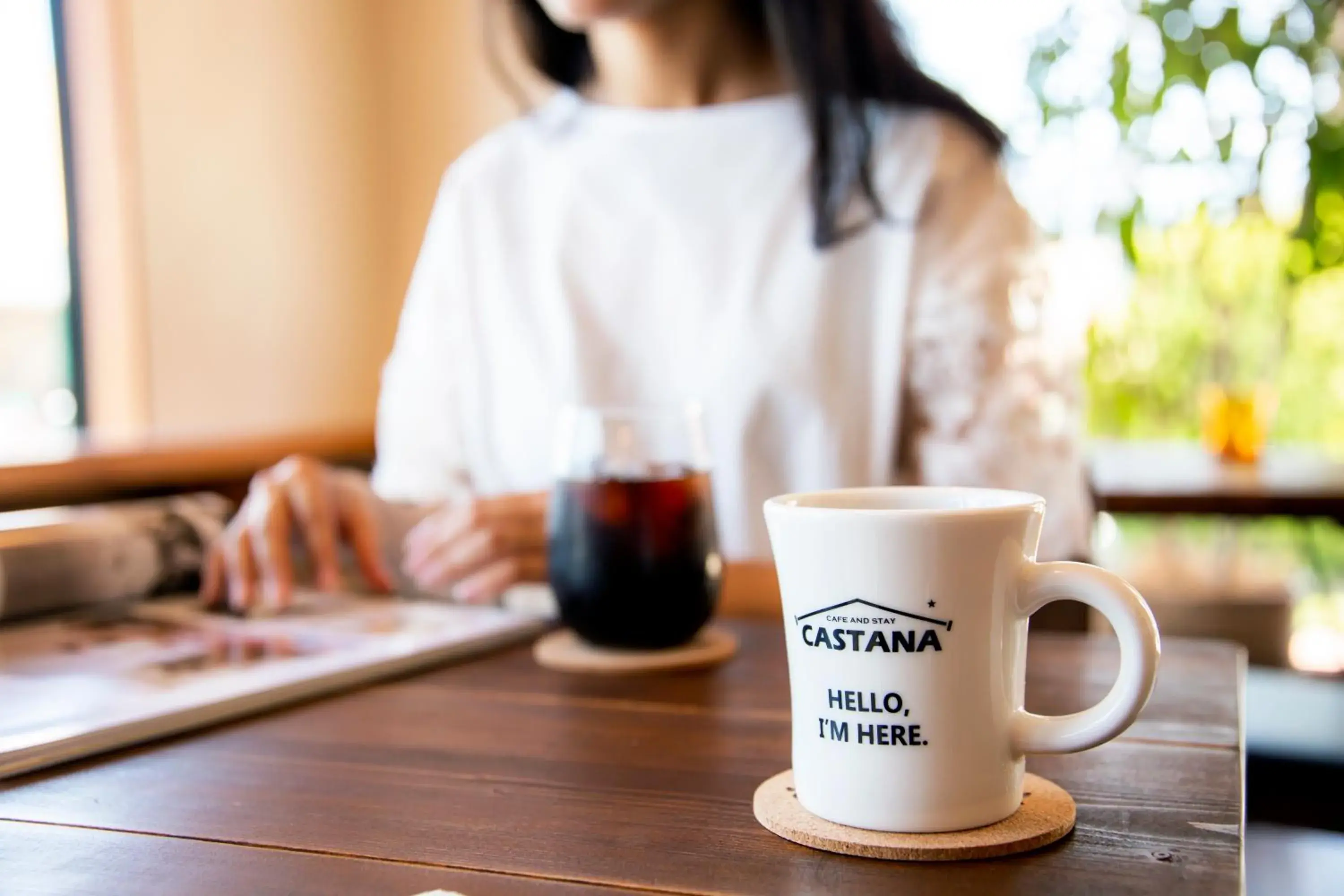 Coffee/tea facilities in cafe&stay CASTANA Coffee/tea facilities in cafe&stay CASTANA