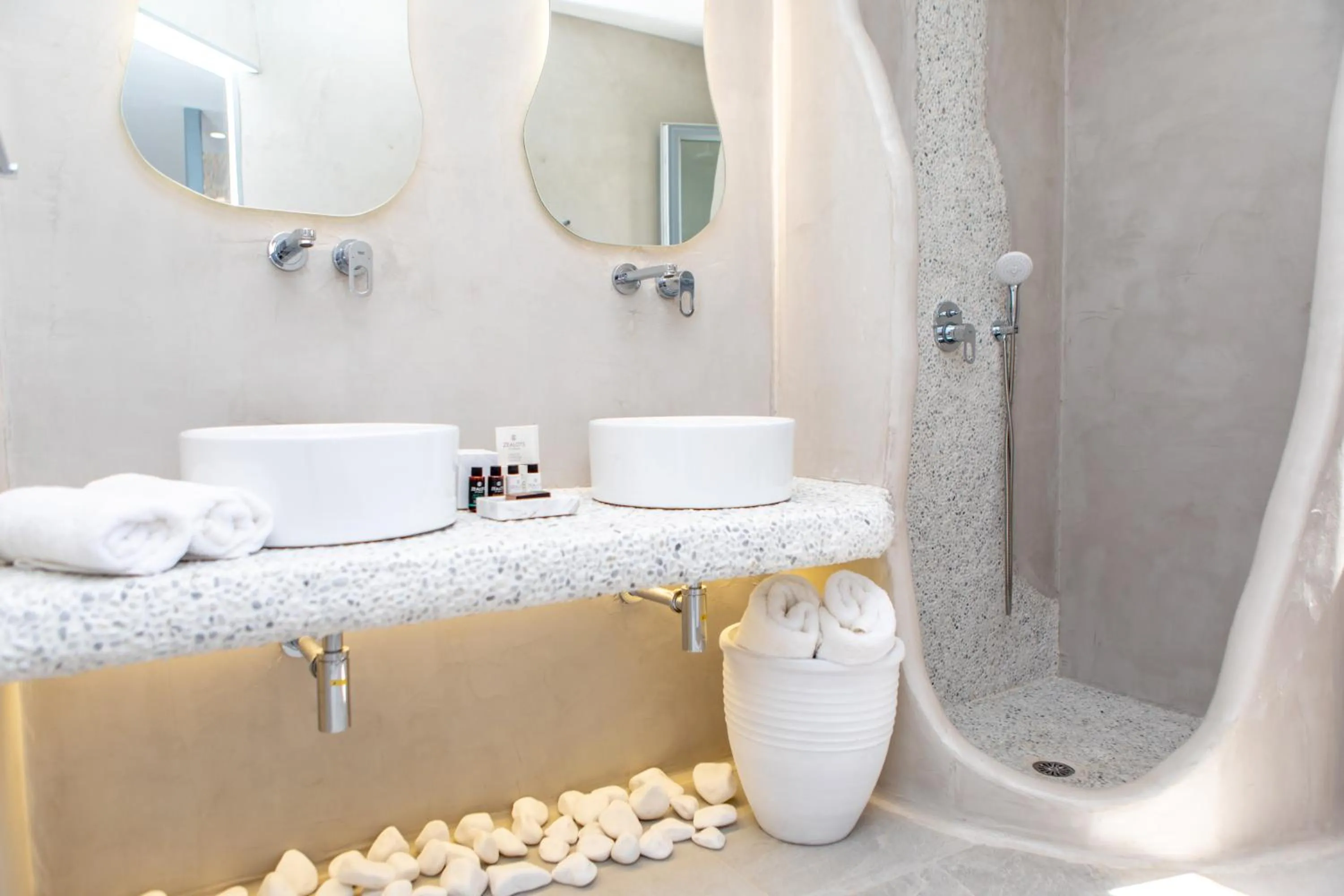 Bathroom in Crystal Mare Suites