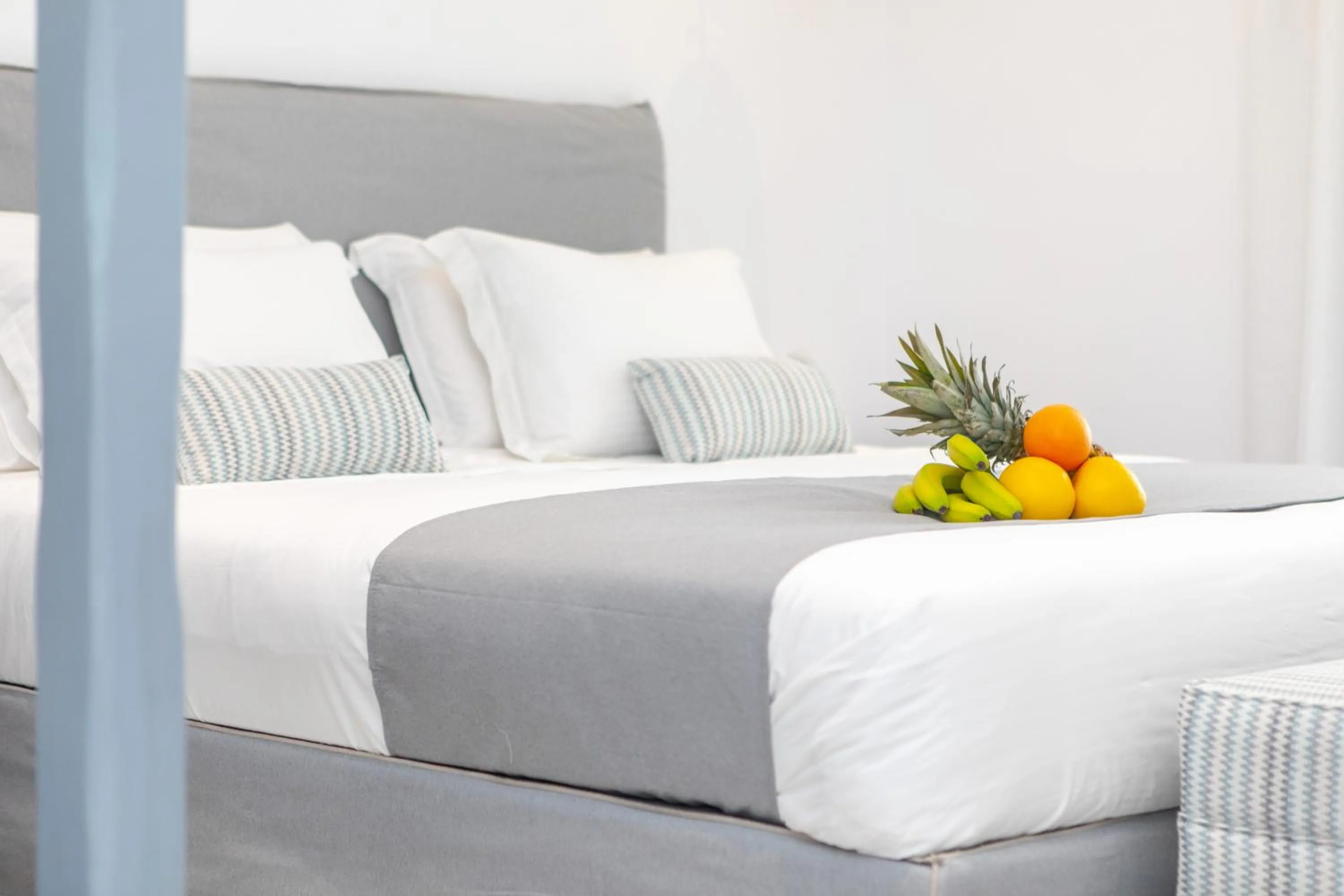Bed in Crystal Mare Suites