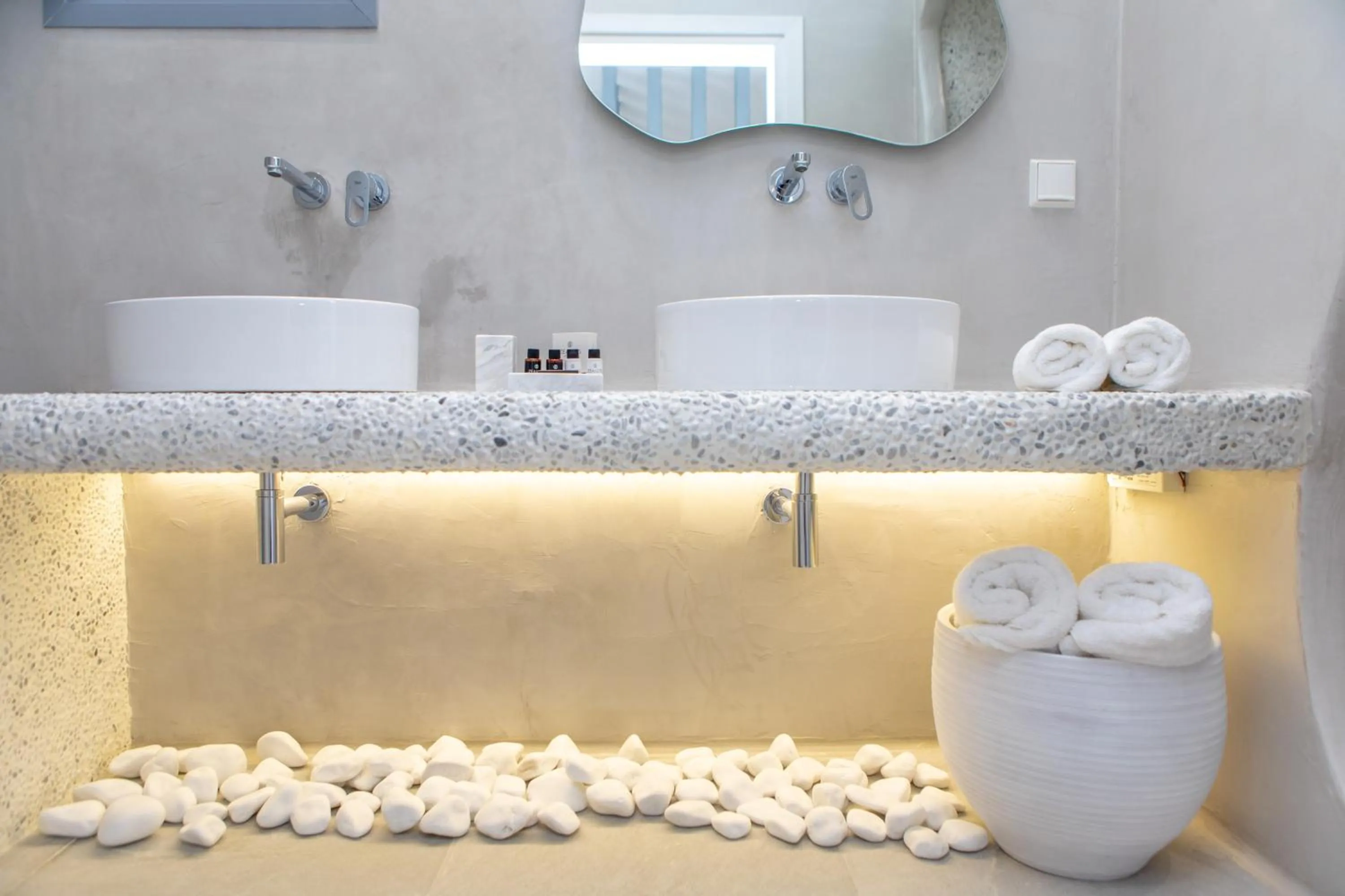 Bathroom in Crystal Mare Suites