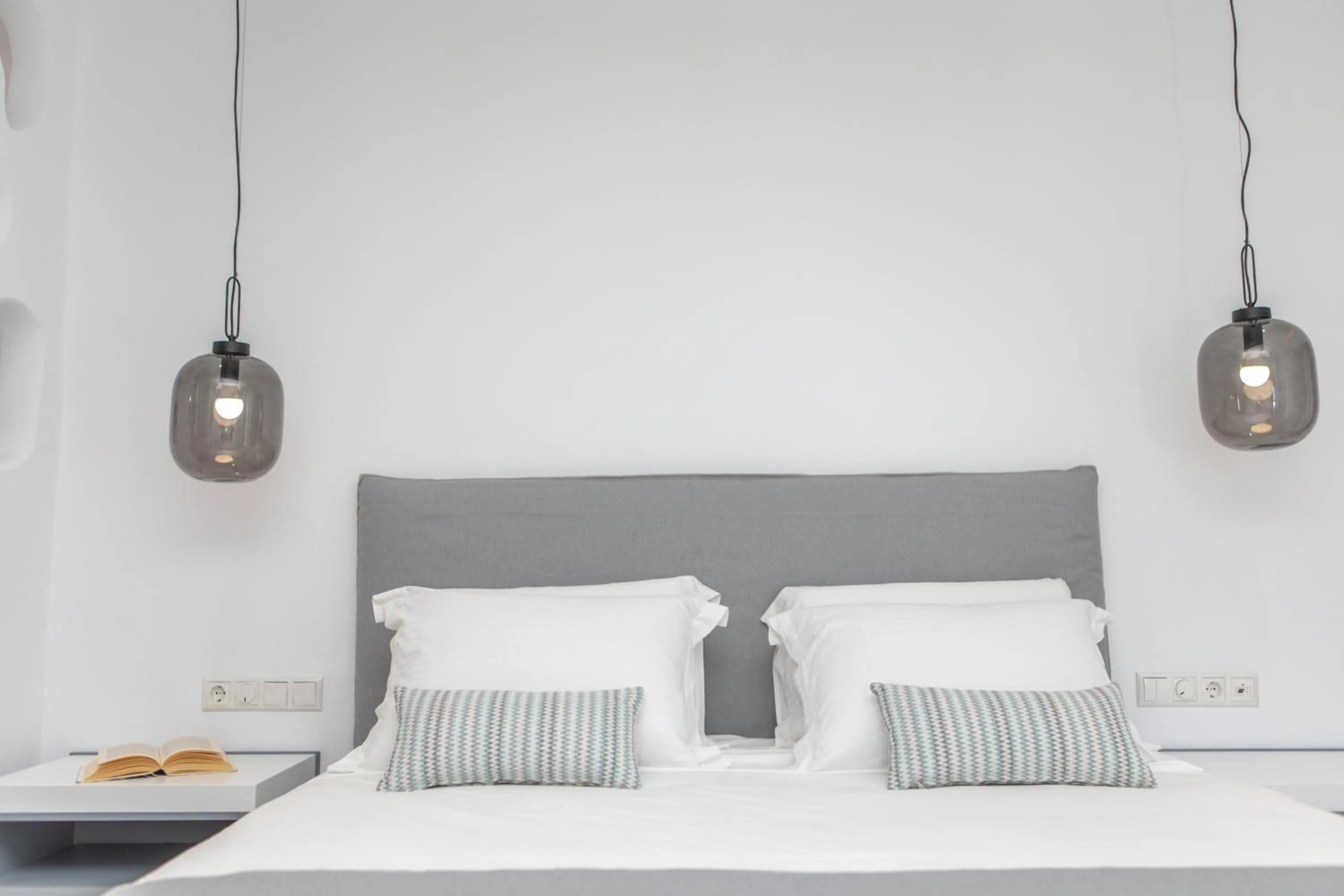 Bed in Crystal Mare Suites