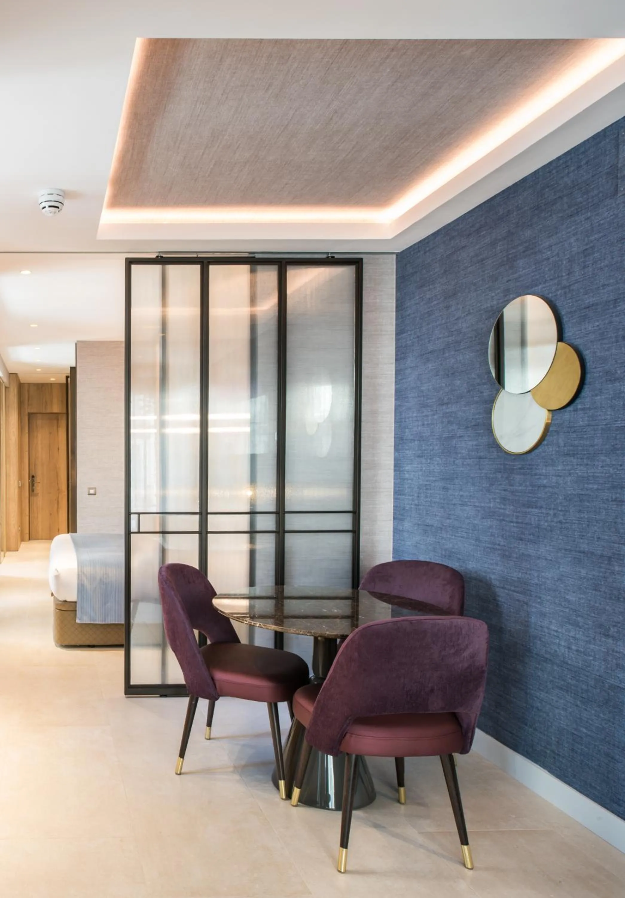 Living room in The Garden Suites