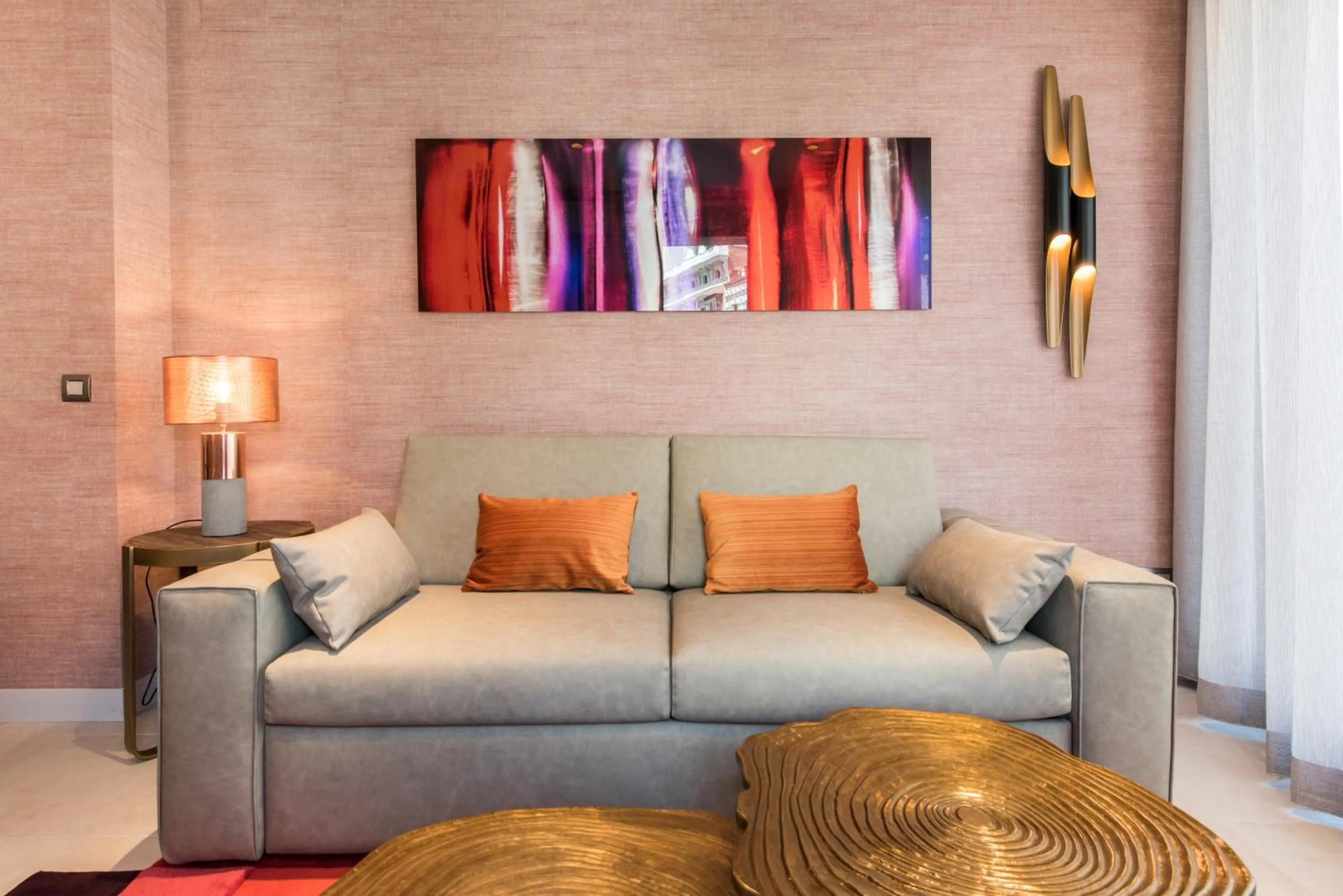 Living room in The Garden Suites