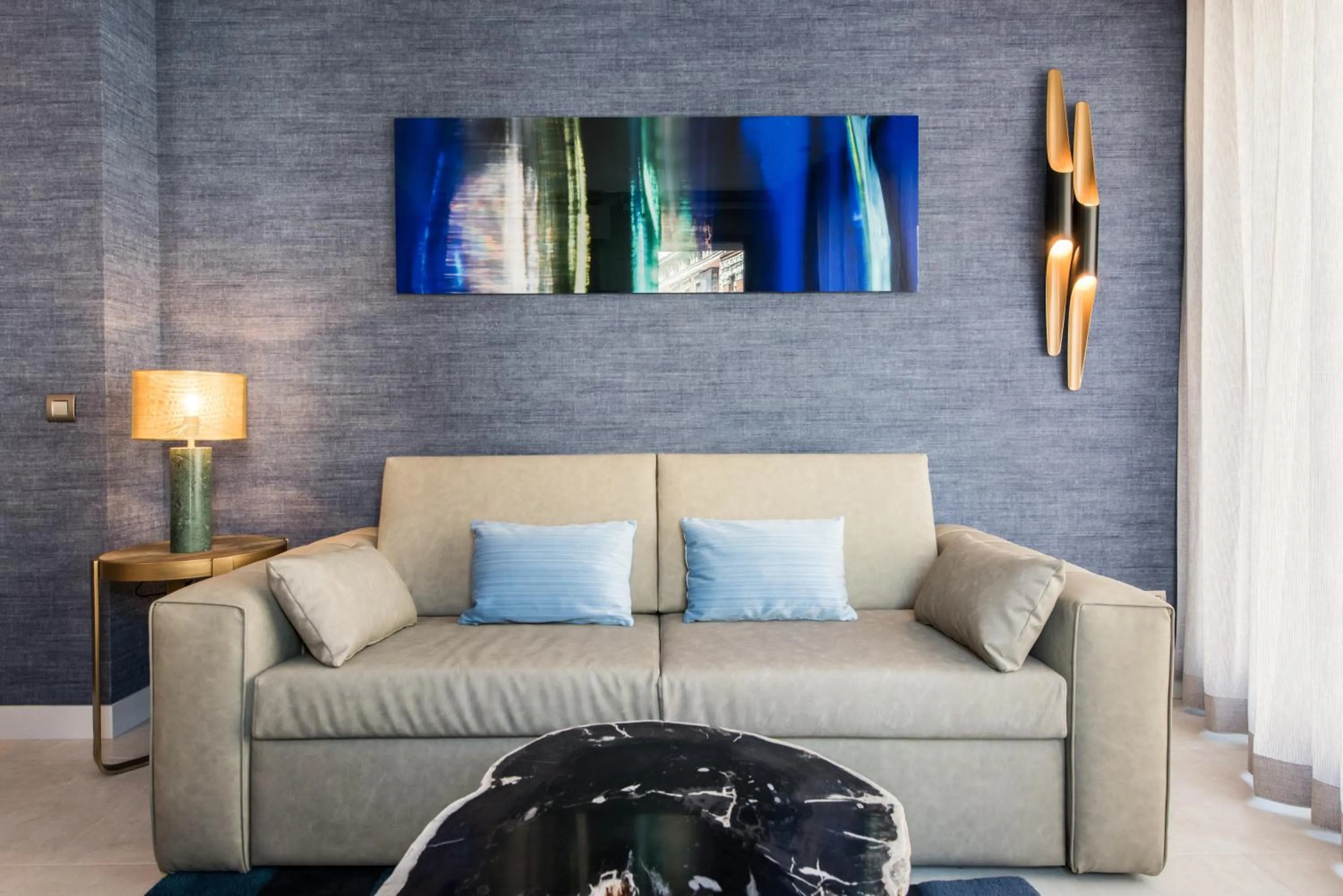 Living room in The Garden Suites