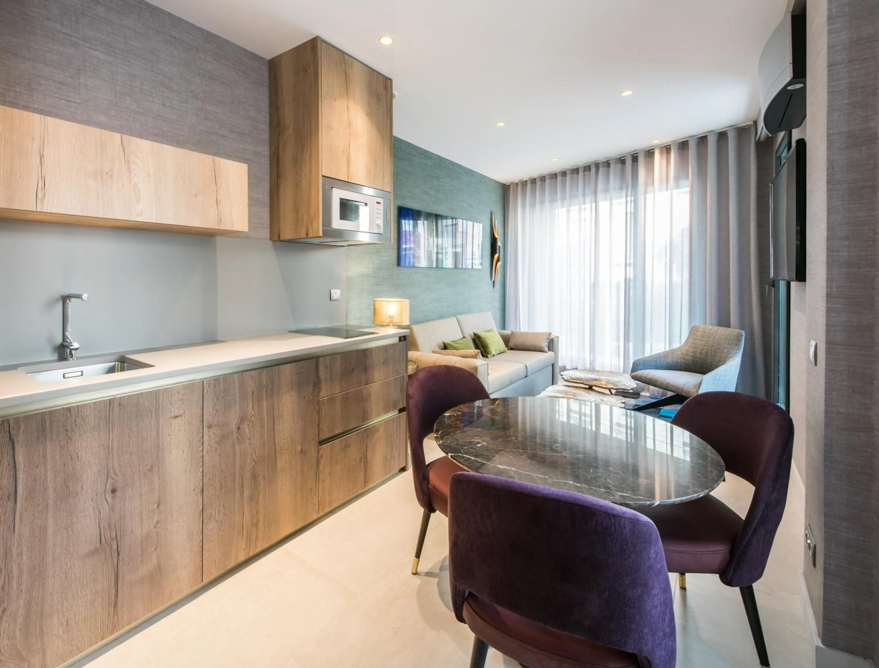 Kitchen or kitchenette in The Garden Suites