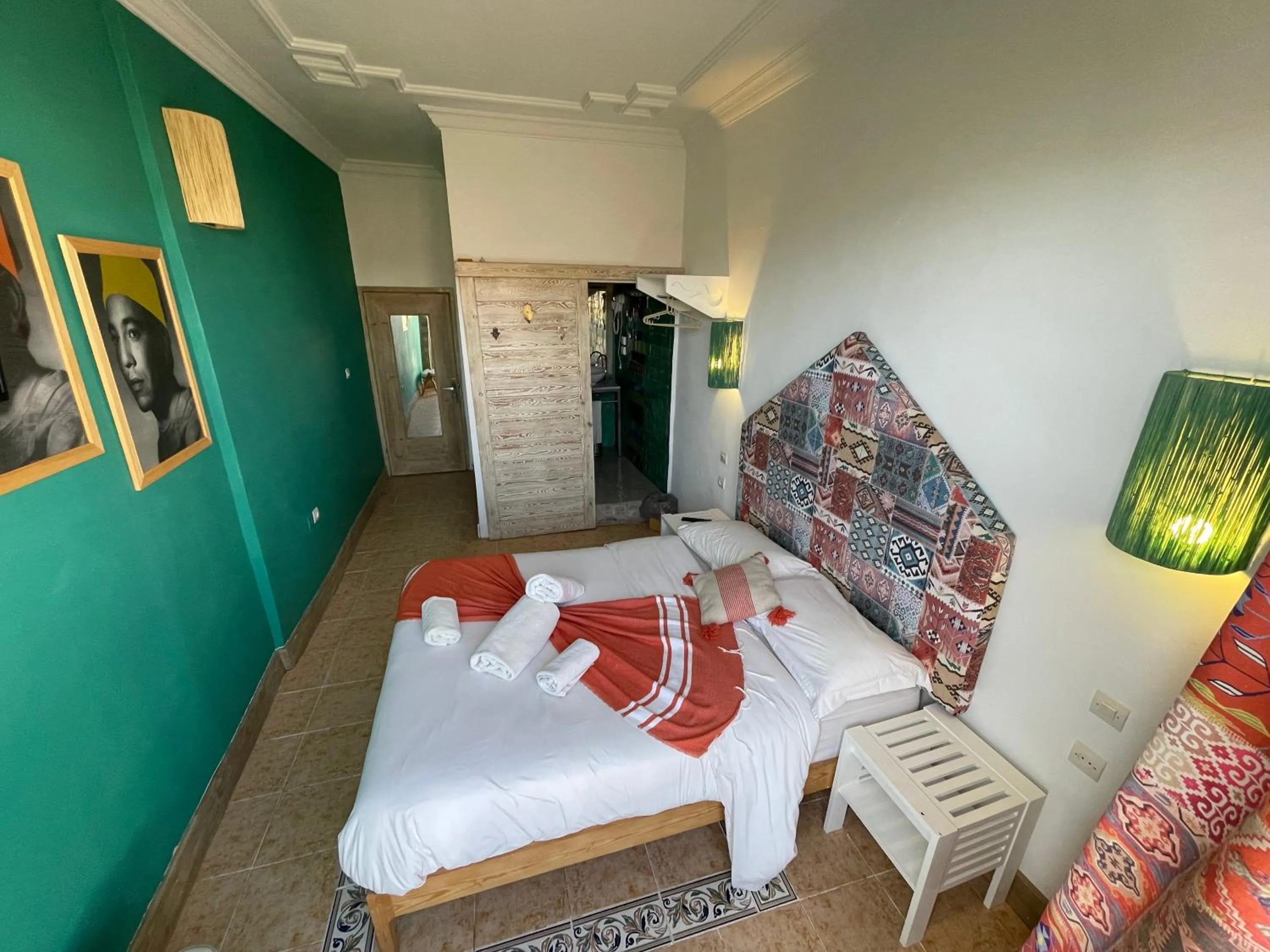 Photo of the whole room, Bed in Mama Souiri Hotel