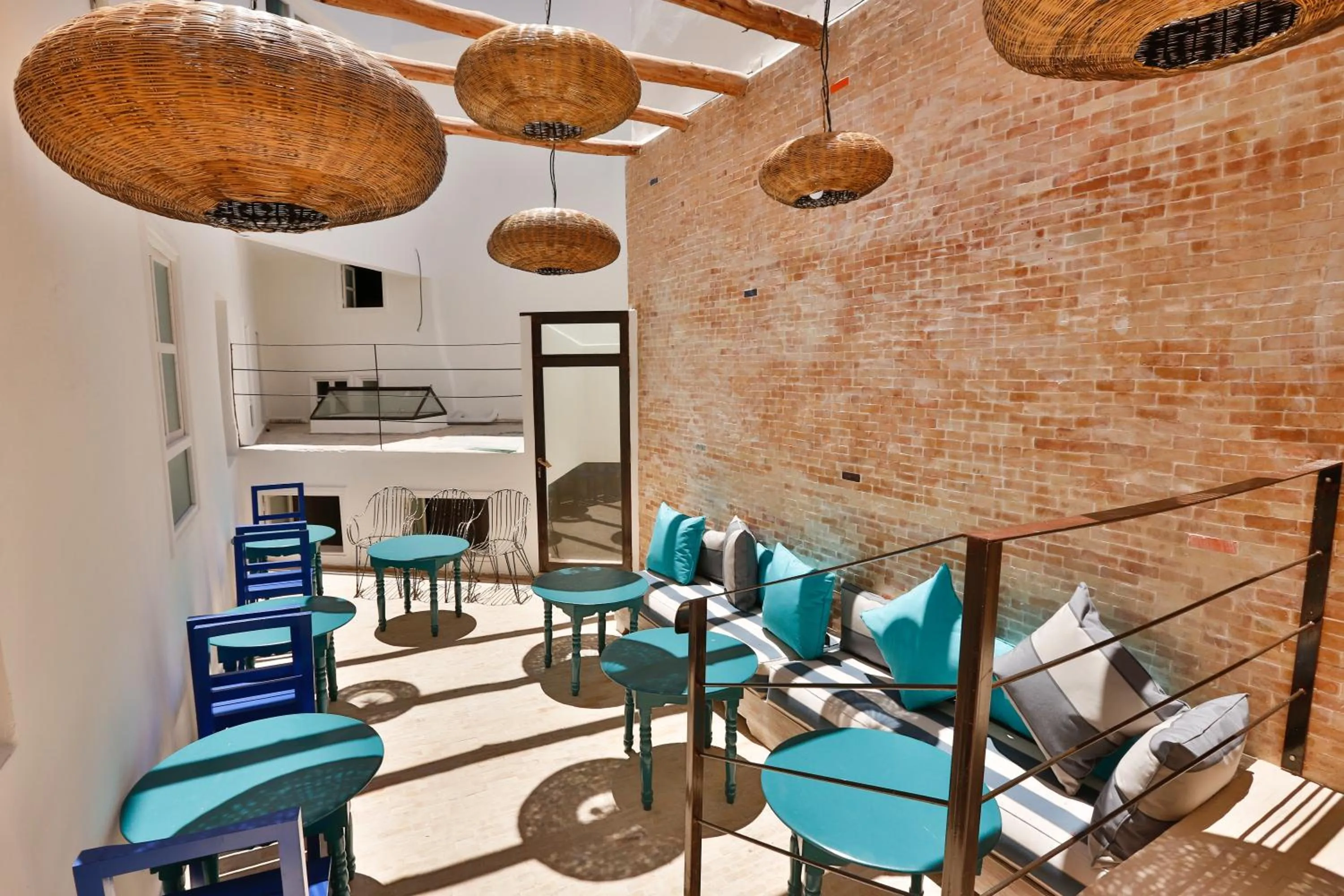 Patio in Mama Souiri Hotel