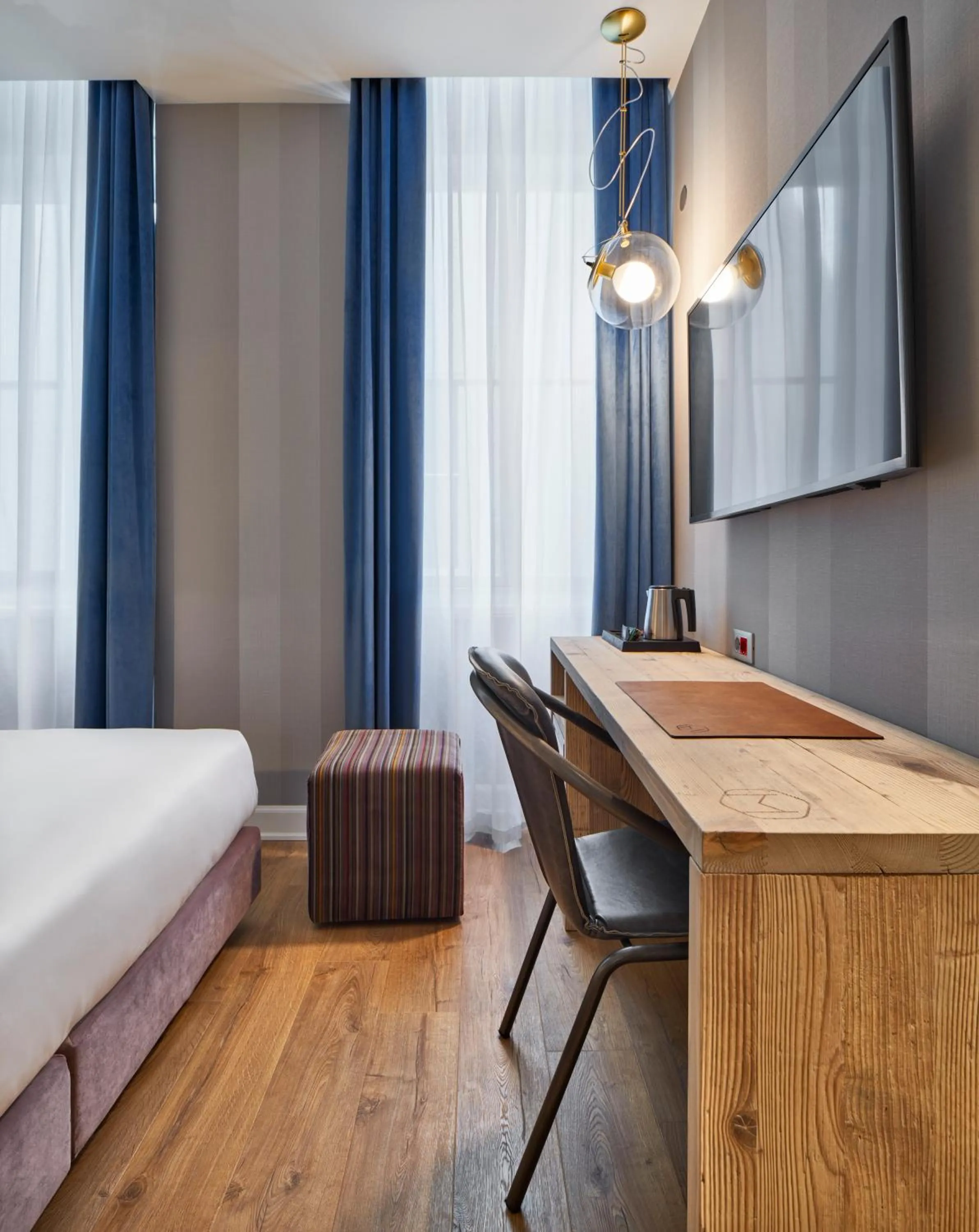 Bed in The Modernist Hotel