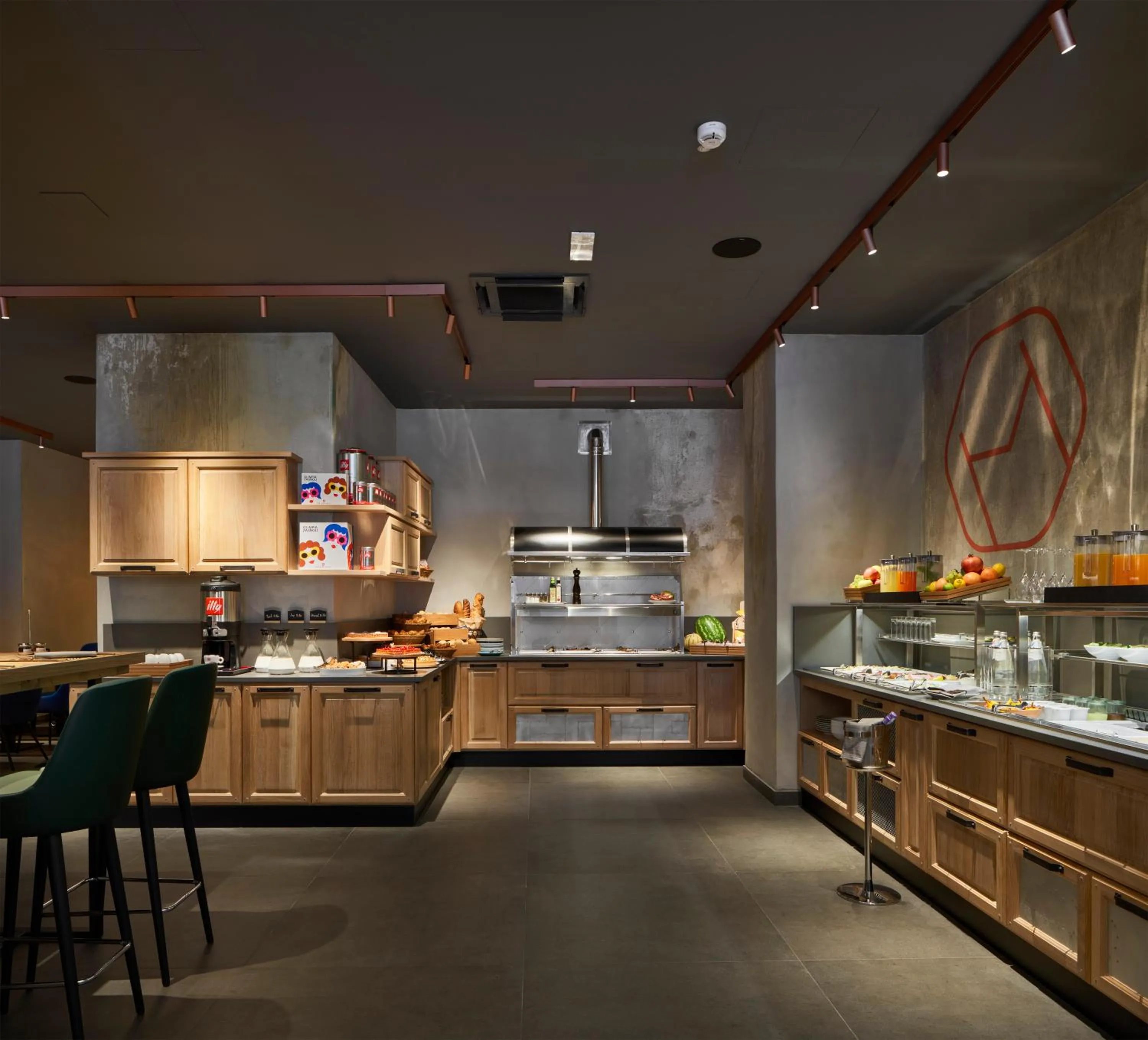 Continental breakfast in The Modernist Hotel