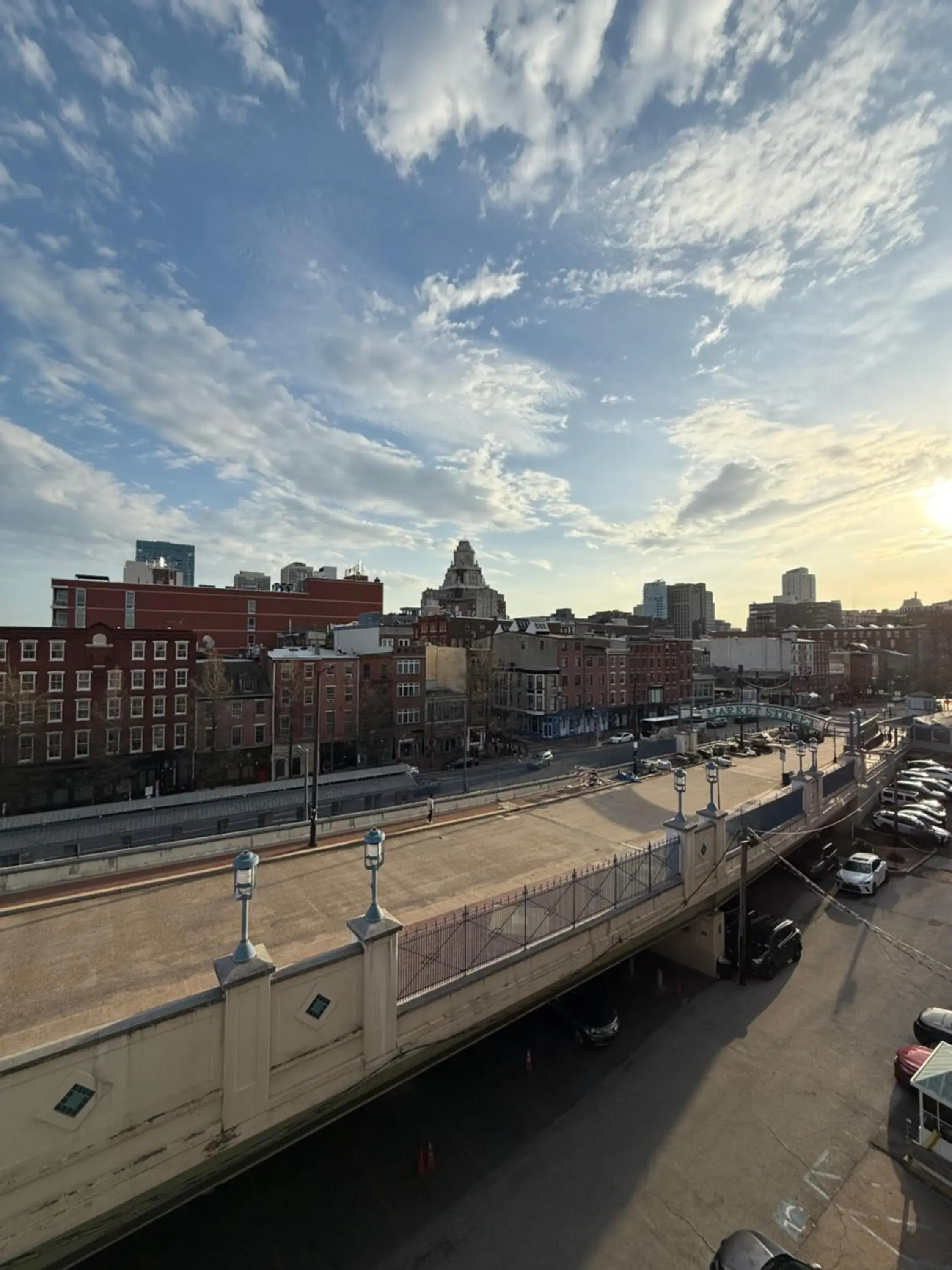 City view in Penn's View Hotel Philadelphia City view in Penn's View Hotel Philadelphia