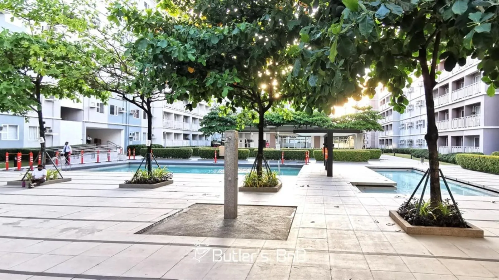 Swimming pool in Butler's BnB @ Trees Residences QC Phil