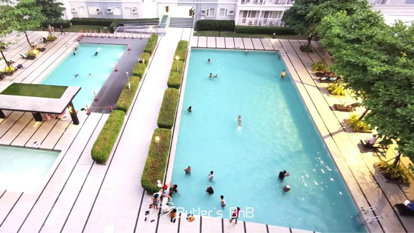 Swimming pool in Butler's BnB @ Trees Residences QC Phil
