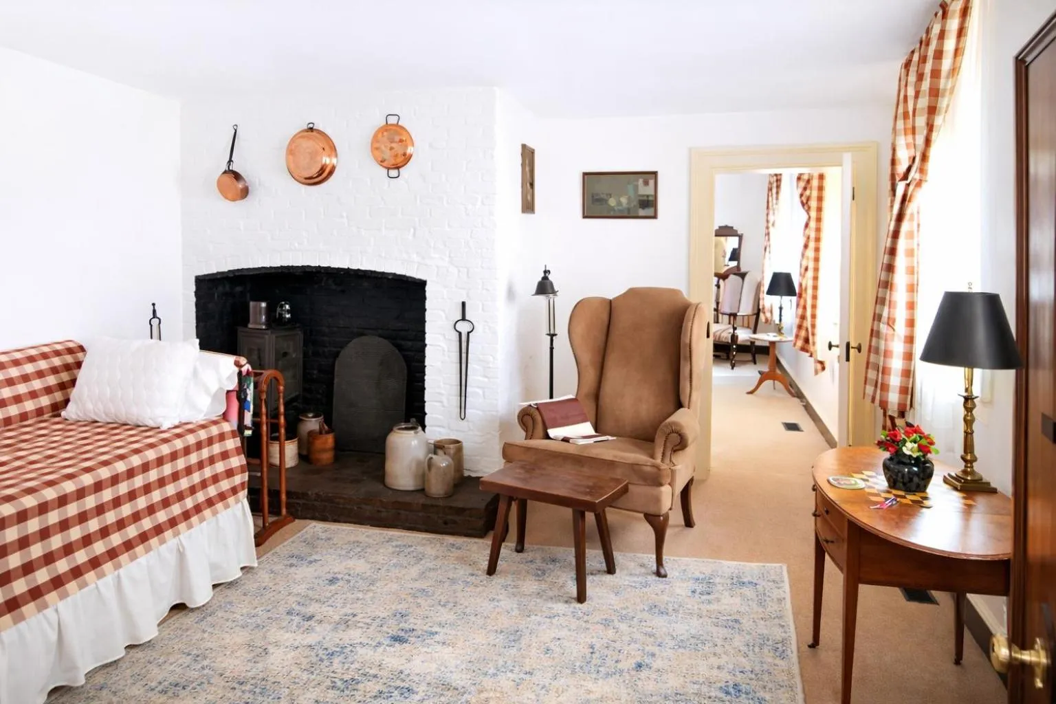 Communal lounge/ TV room, Bed in Rachael's Dowry Bed and Breakfast