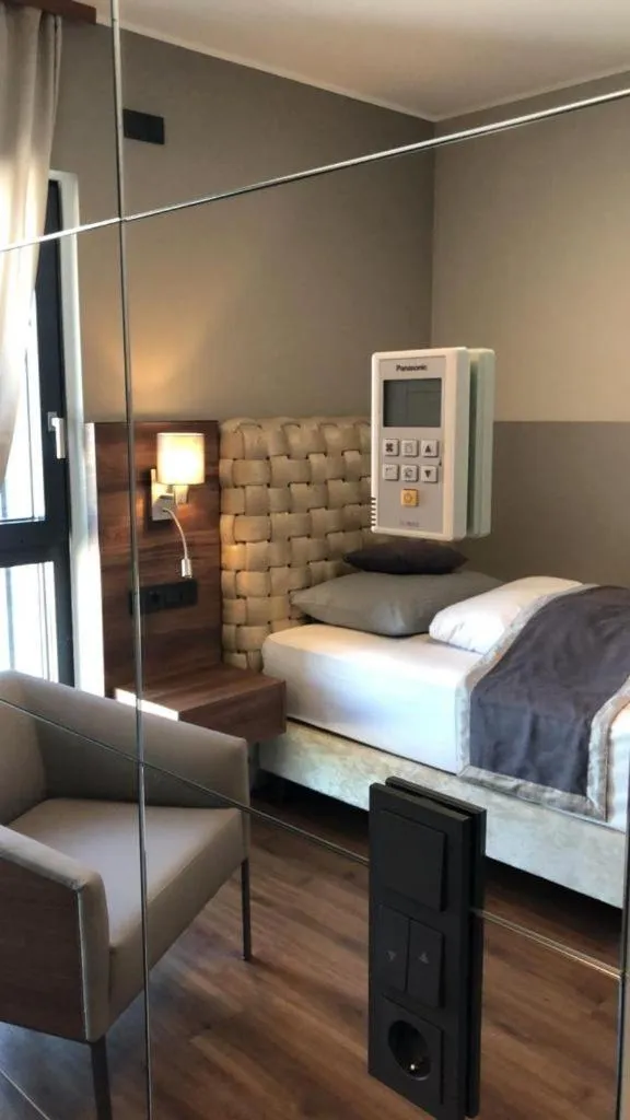 Bed in Intergroup Business & Design Hotel Ingolstadt