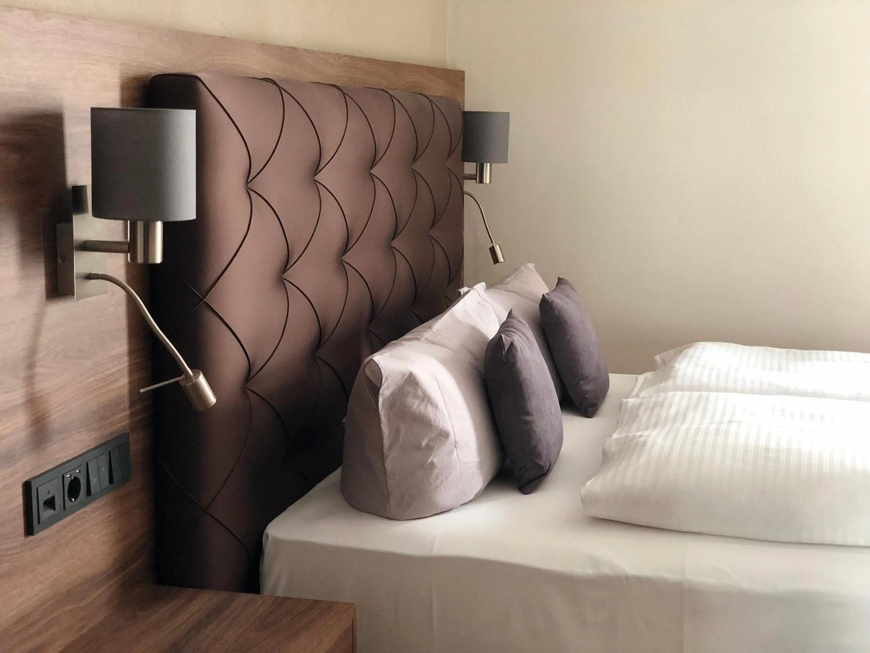 Bed in Intergroup Business & Design Hotel Ingolstadt