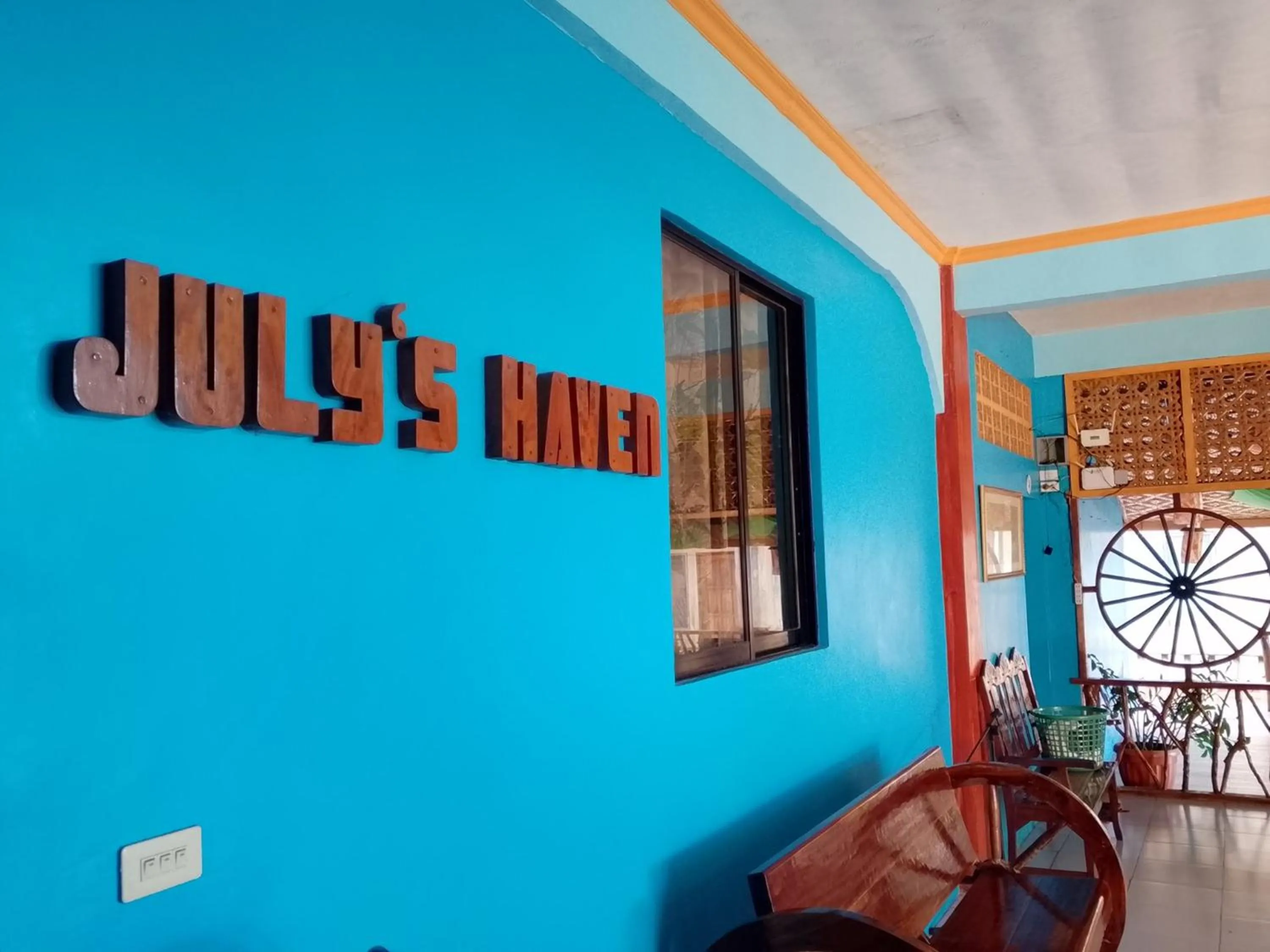 Decorative detail in July's Haven Seaside Pension Camiguin