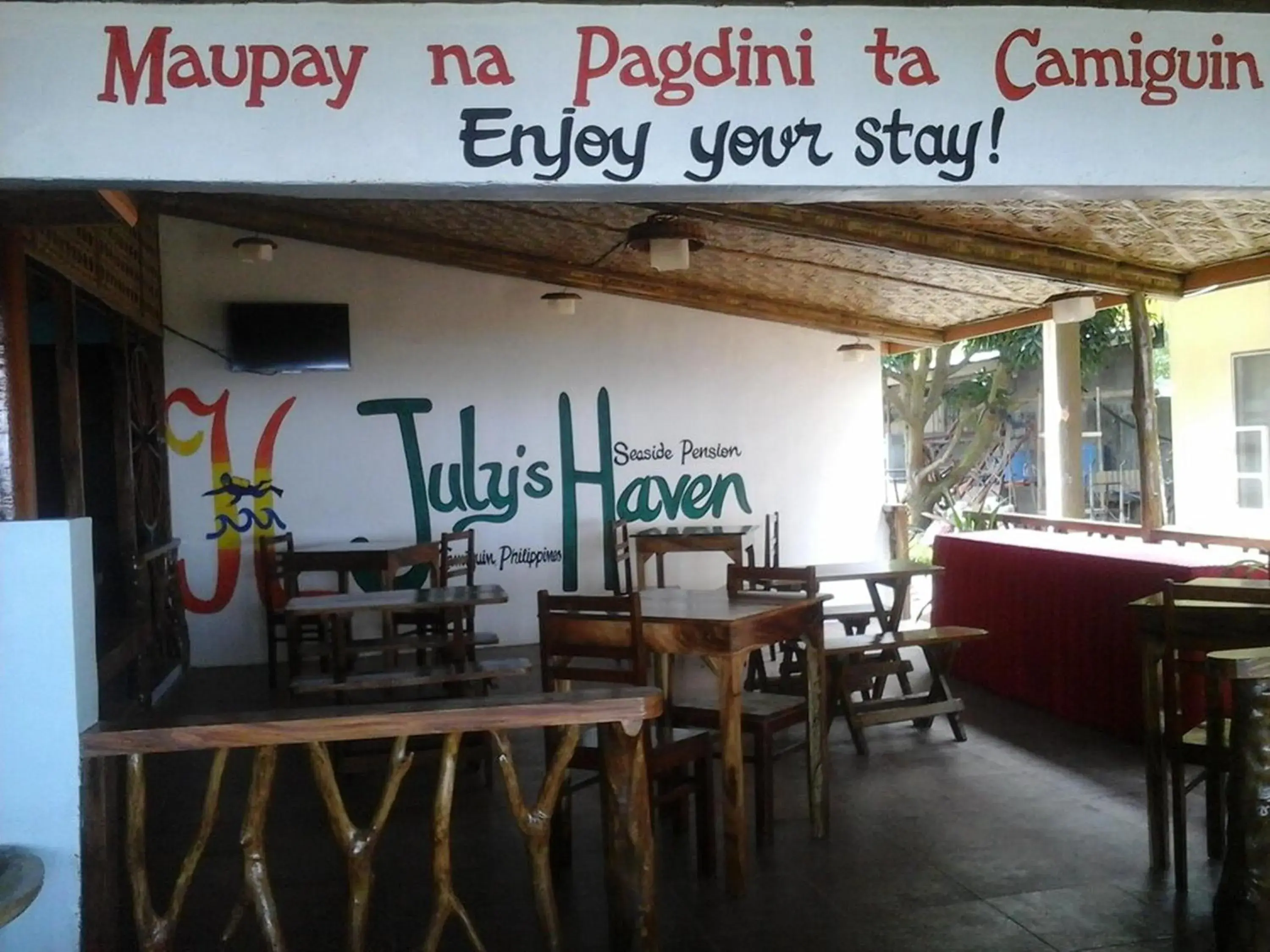 Restaurant/places to eat in July's Haven Seaside Pension Camiguin Restaurant/places to eat in July's Haven Seaside Pension Camiguin