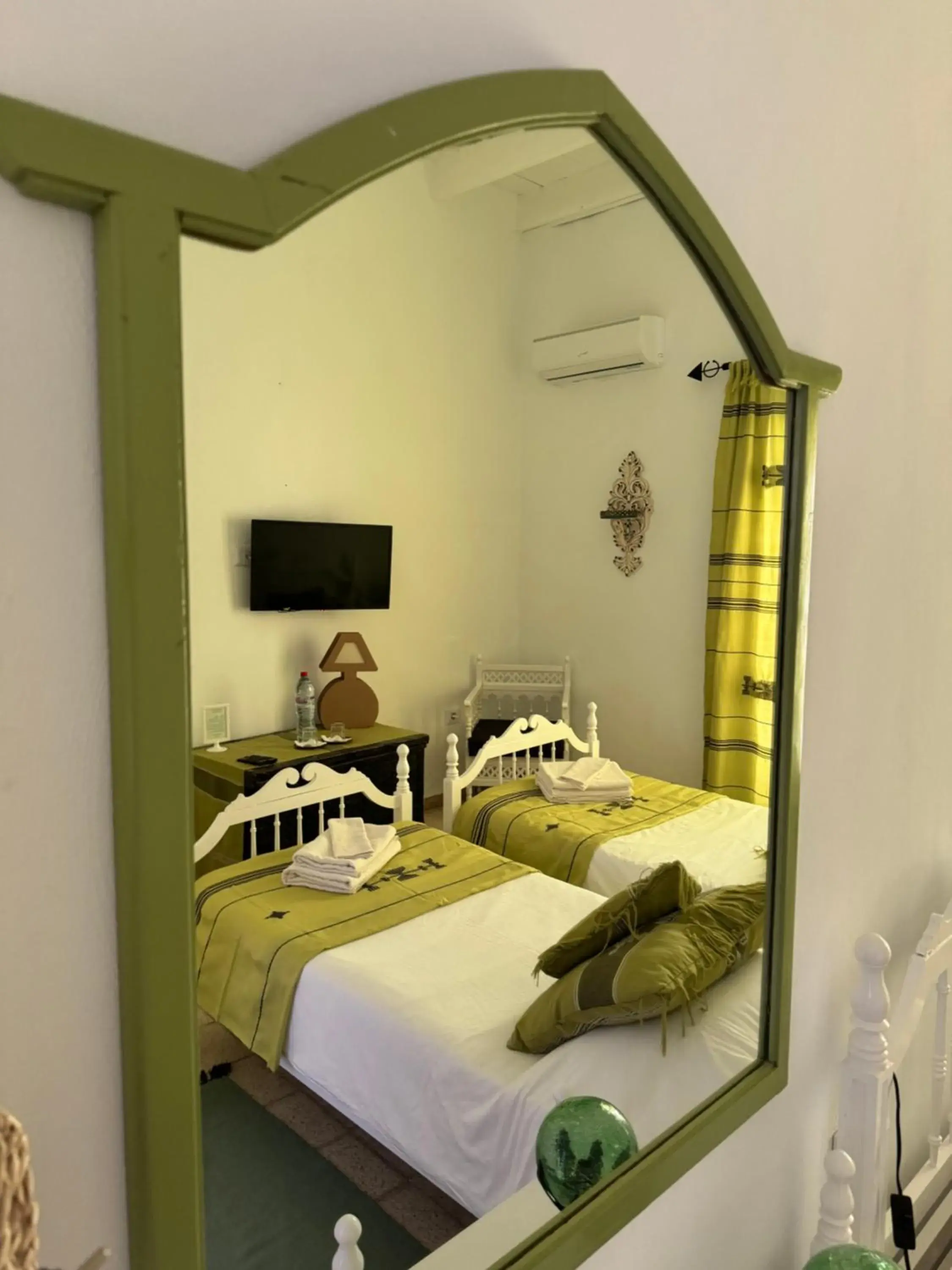 Twin Room with City View in Dar Lola Djerba Twin Room with City View in Dar Lola Djerba