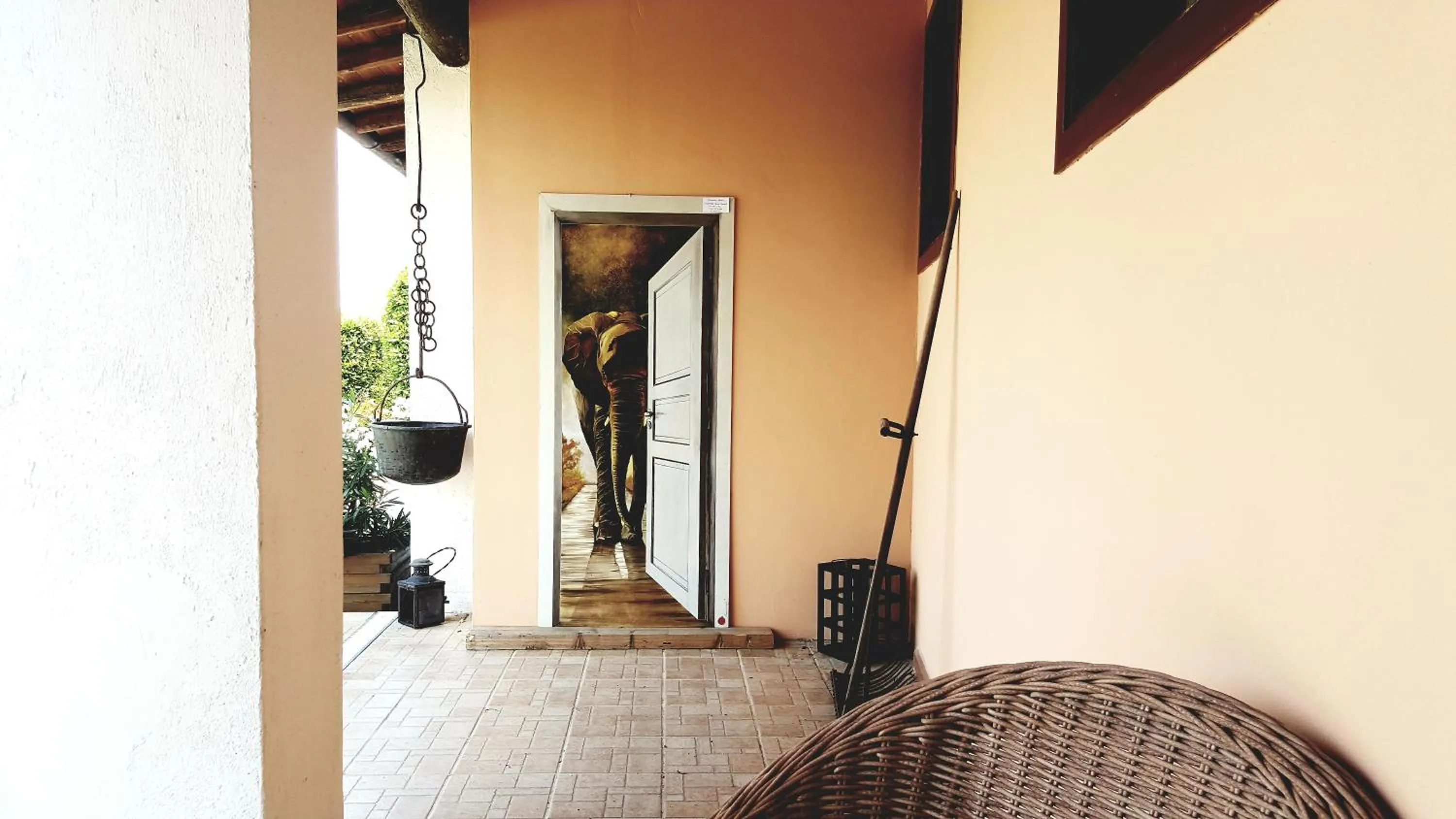 Patio in B&B Villa Fiorini