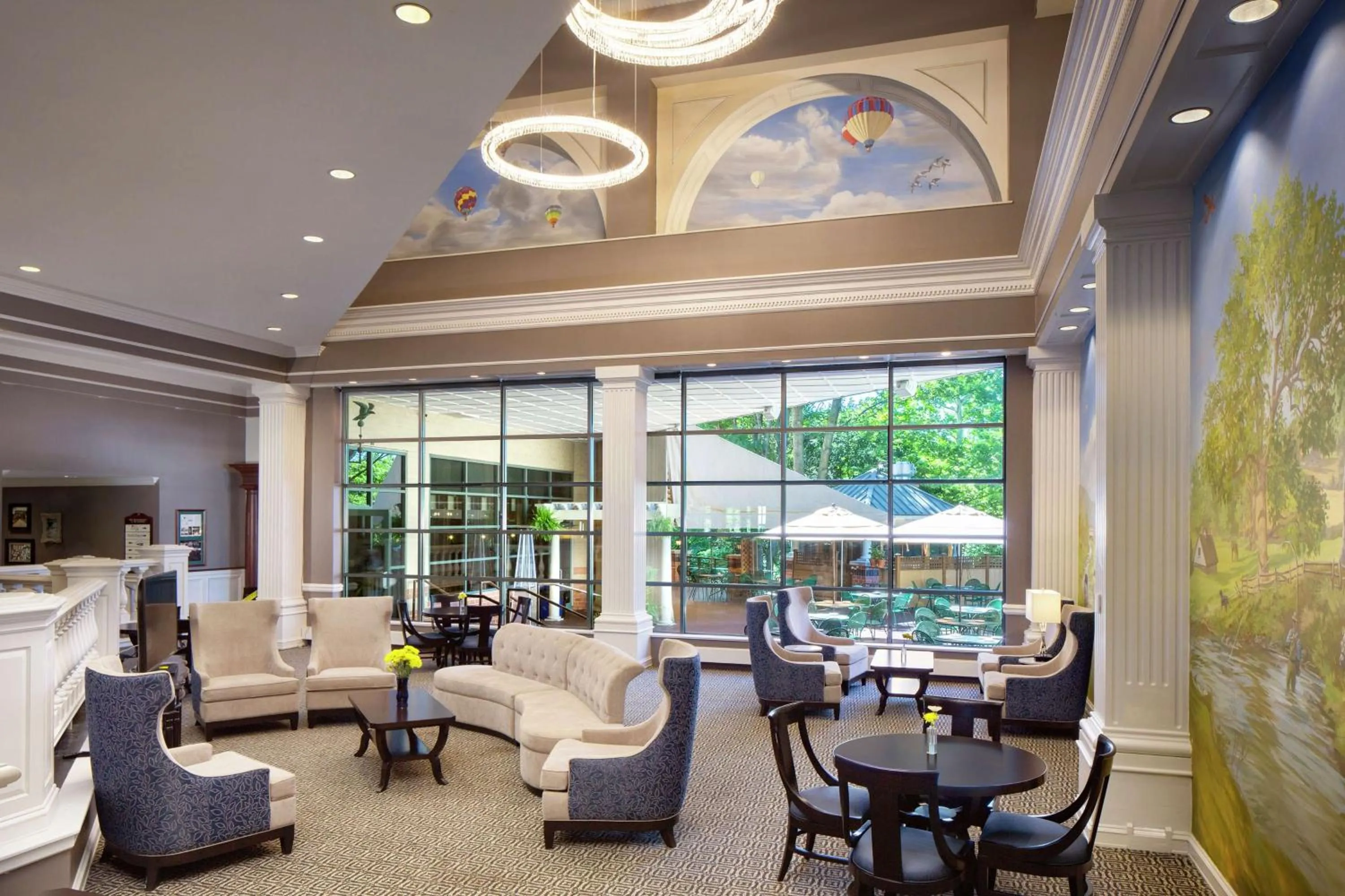 Lobby or reception in The Desmond Hotel Malvern, a DoubleTree by Hilton