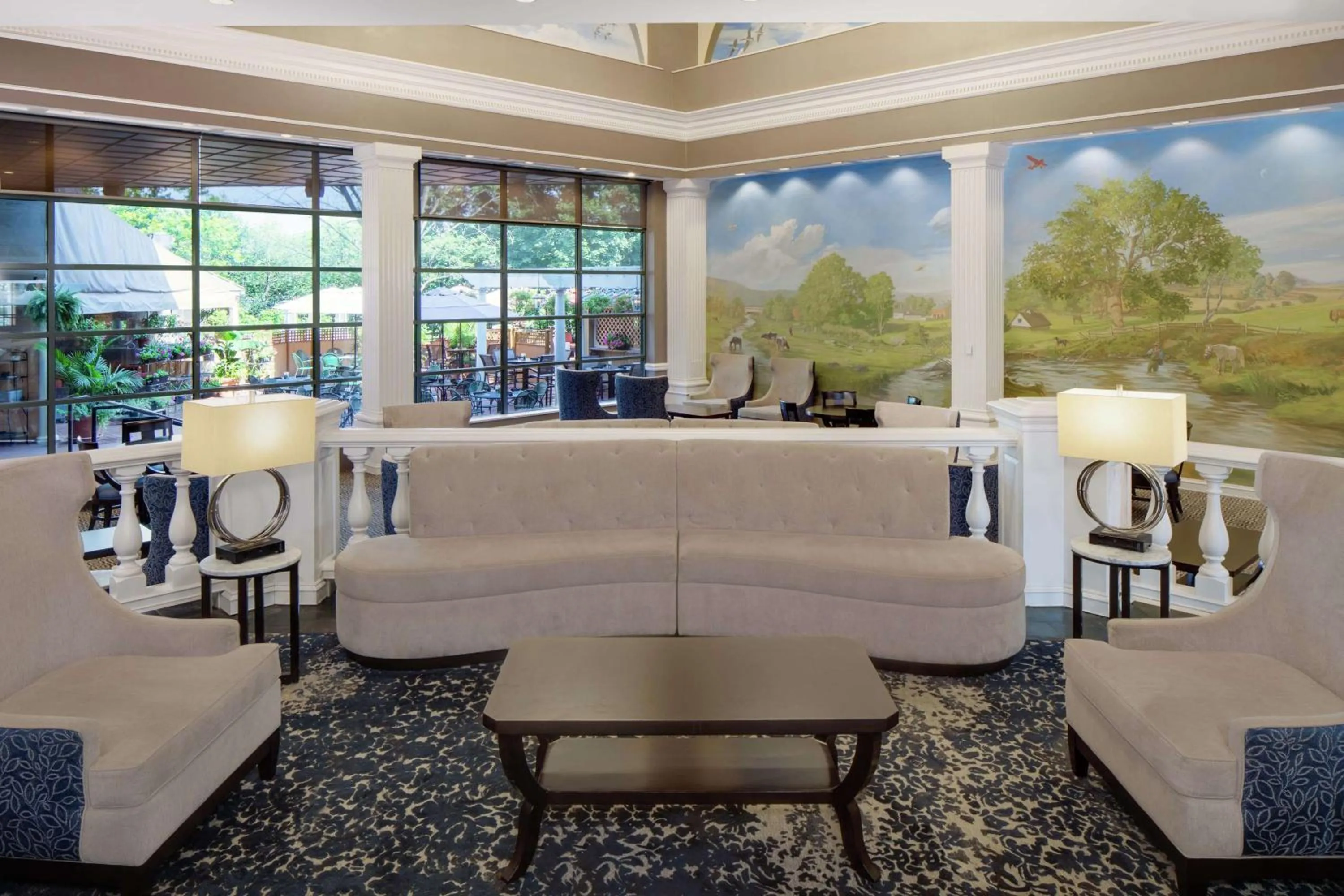 Lobby or reception in The Desmond Hotel Malvern, a DoubleTree by Hilton