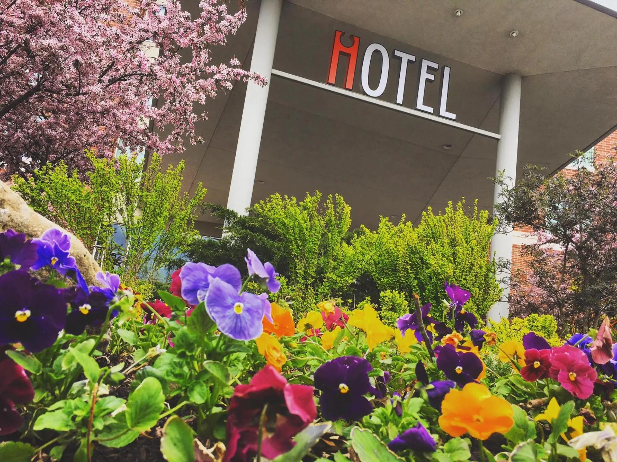 Facade/entrance in I Hotel and Illinois Conference Center - Champaign