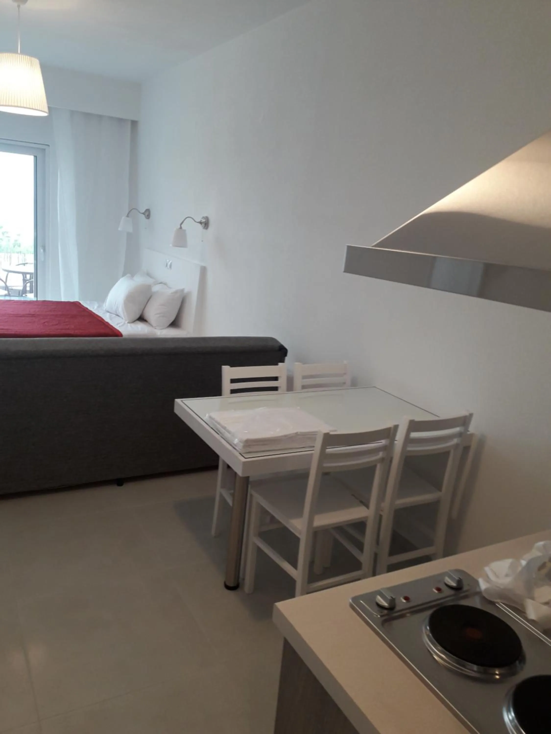 Bed in Sirakgast Ionian Sea Appartments