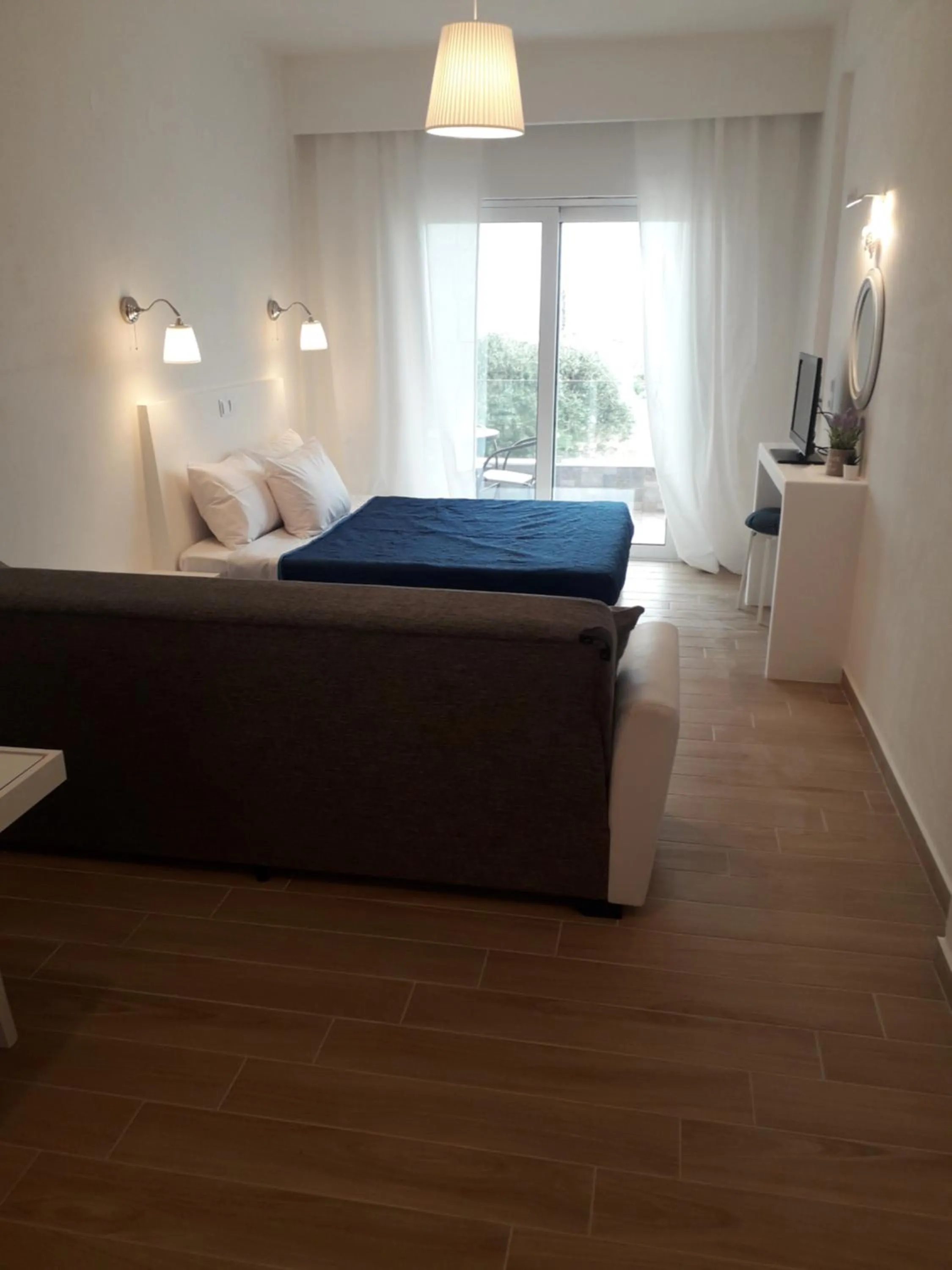 Bed in Sirakgast Ionian Sea Appartments