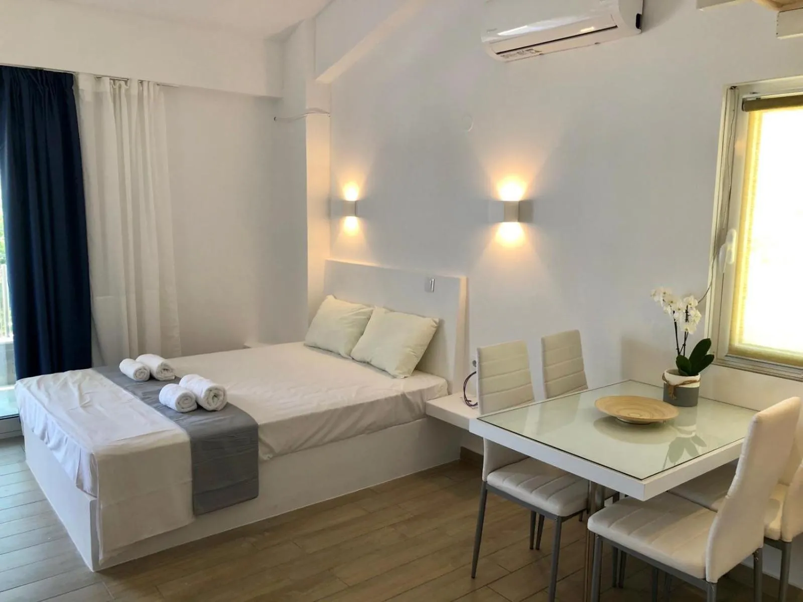 Bed in Sirakgast Ionian Sea Appartments